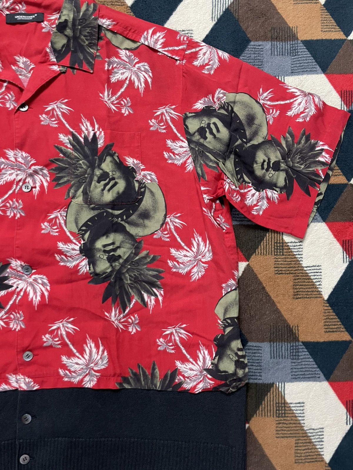 Undercover Undercover Hawaiian Shirt Knit Hem Size US L / EU 52-54 / 3 - 4 Thumbnail