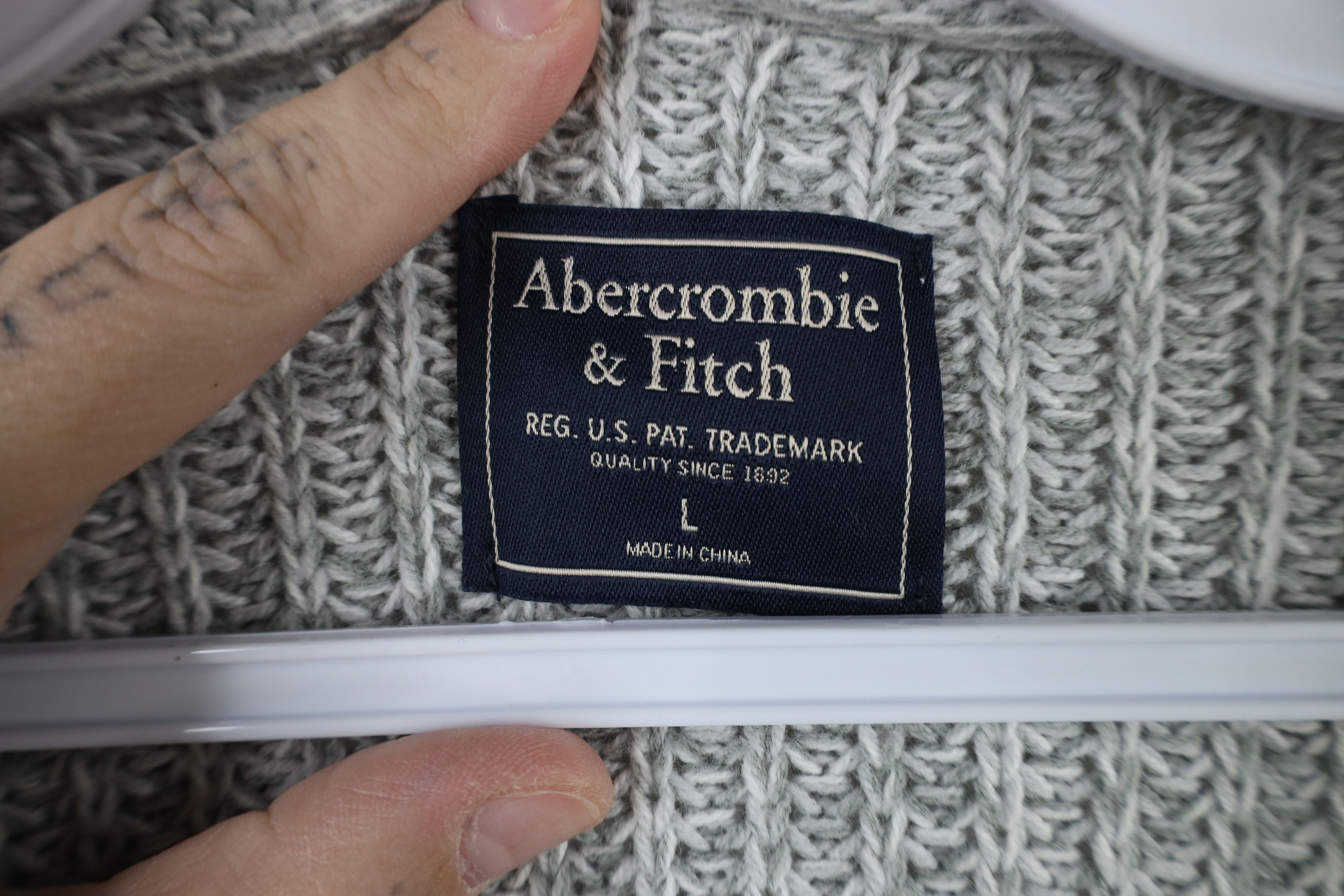 Abercrombie & Fitch × Vintage Vintage Y2K Abercrombie & Fitch Bella Ribbed Knit Sweater Size L / US 10 / IT 46 - 5 Thumbnail