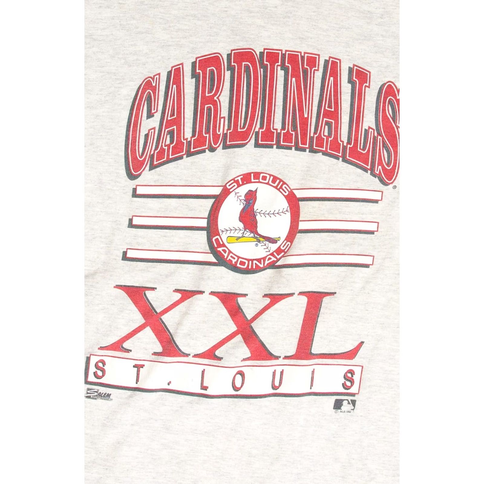 Salem Sportswear VINTAGE 1992 St. Louis Cardinals T-Shirt Salem Sportswear Gray Medium Unisex Adults Cotton Mens Womens Size US M / EU 48-50 / 2 - 2 Thumbnail