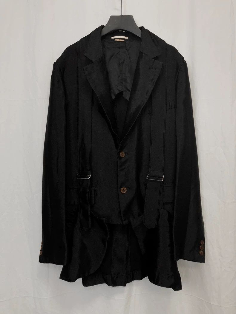 Comme des Garcons 20ss textured lace-up suit-2506
