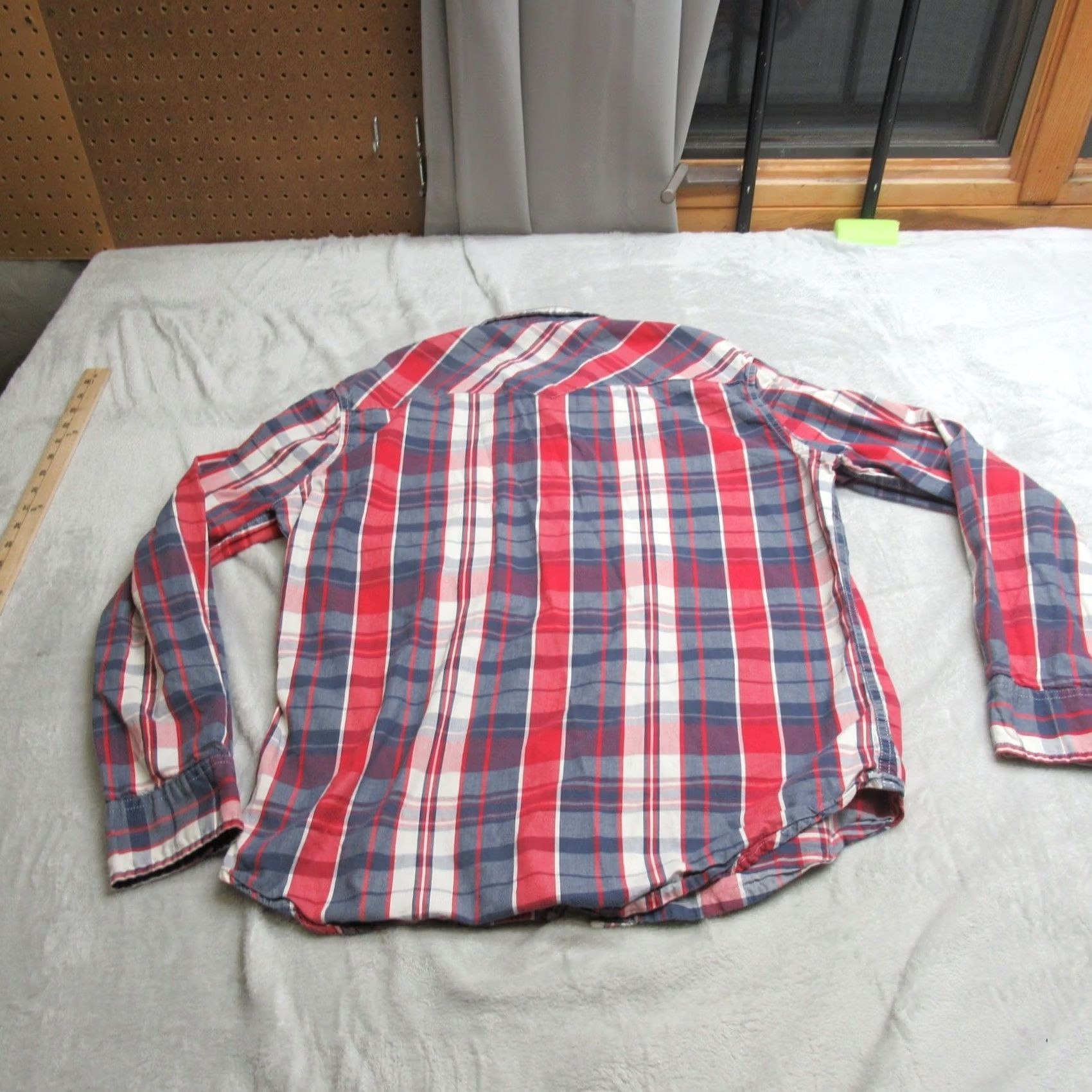 Levi's Levi'S Red Plaid Shirt Men Large Size Size US L / EU 52-54 / 3 - 2 Thumbnail