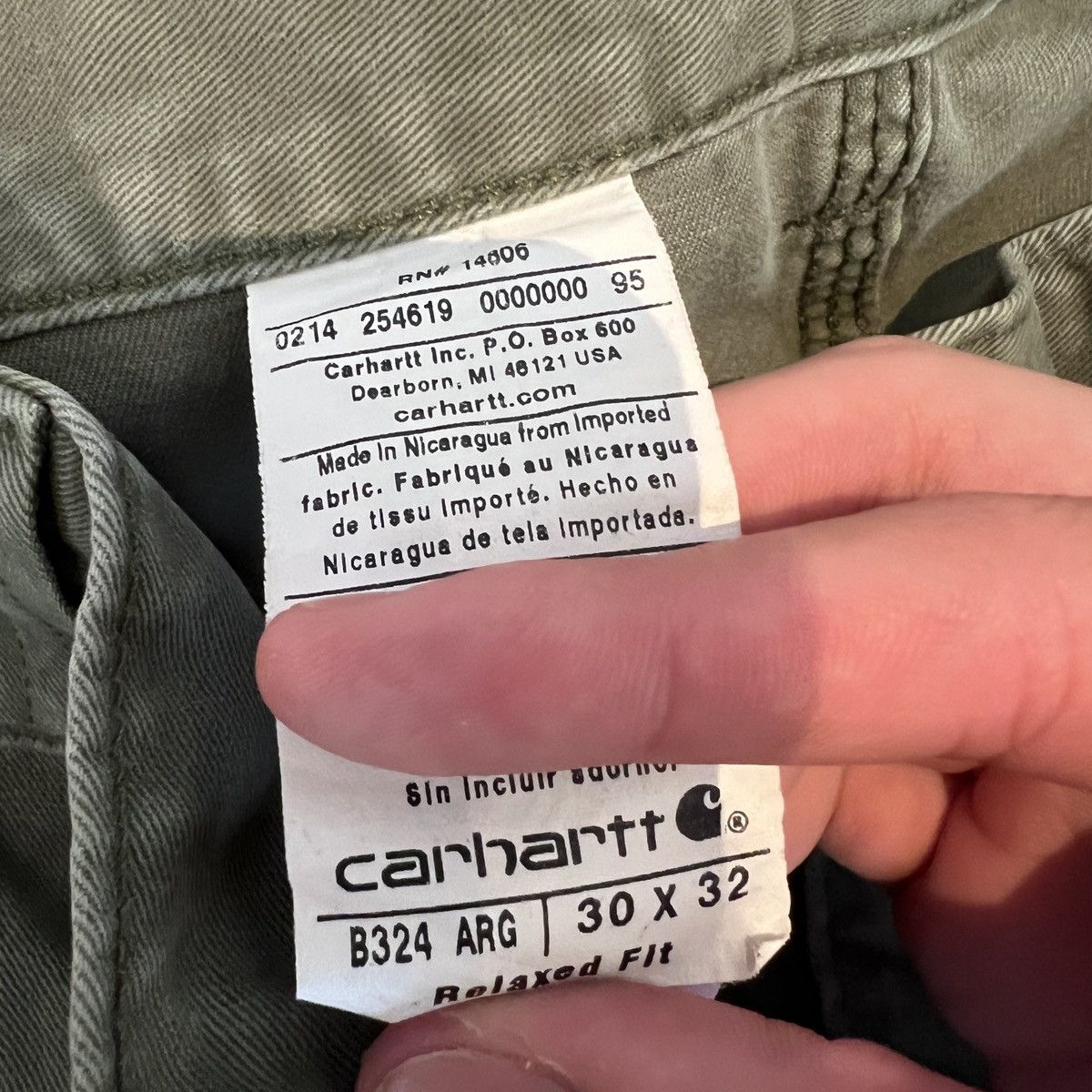 Carhartt Vintage Carhartt Carpenter Pants Green Size US 30 / EU 46 - 3 Thumbnail