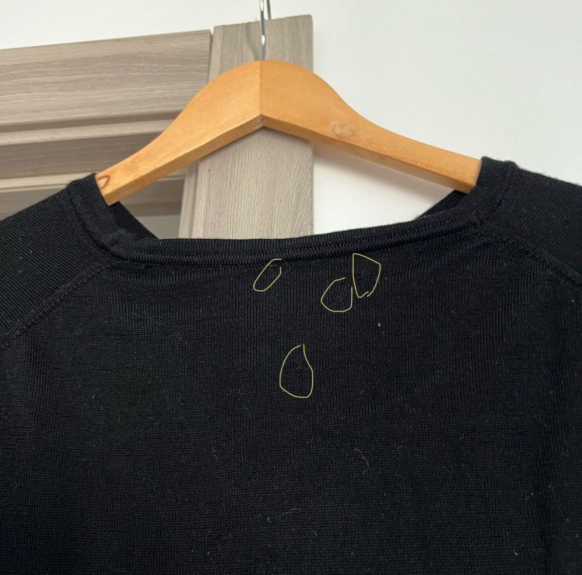 Burberry Vintage Burberry Sweatshirt Knit Black Old Money Size US L / EU 52-54 / 3 - 11 Thumbnail