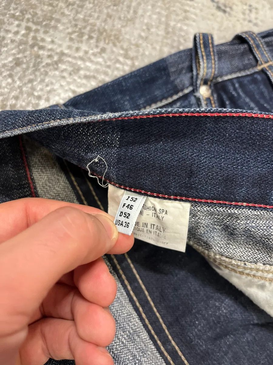 Marithe + Francois Girbaud AW2005 Marithé + François Gurbaud Blue Distressed Washed Denim Jeans Size US 34 / EU 50 - 11 Thumbnail