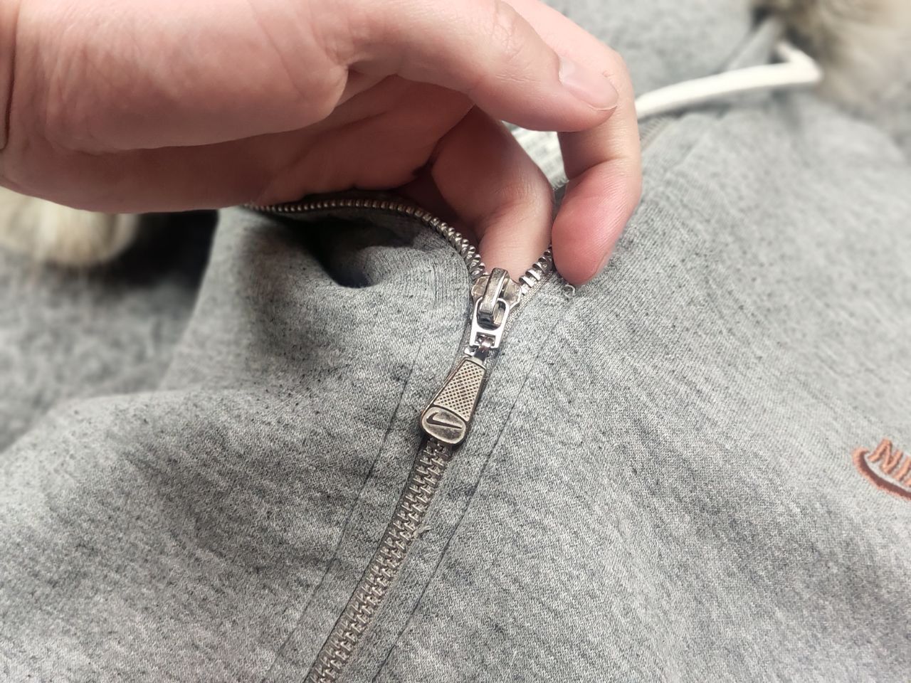 Nike Vintage Nike Oversized Fur Zip Hoodie if six was nine LGB Size US XL / EU 56 / 4 - 19 Thumbnail