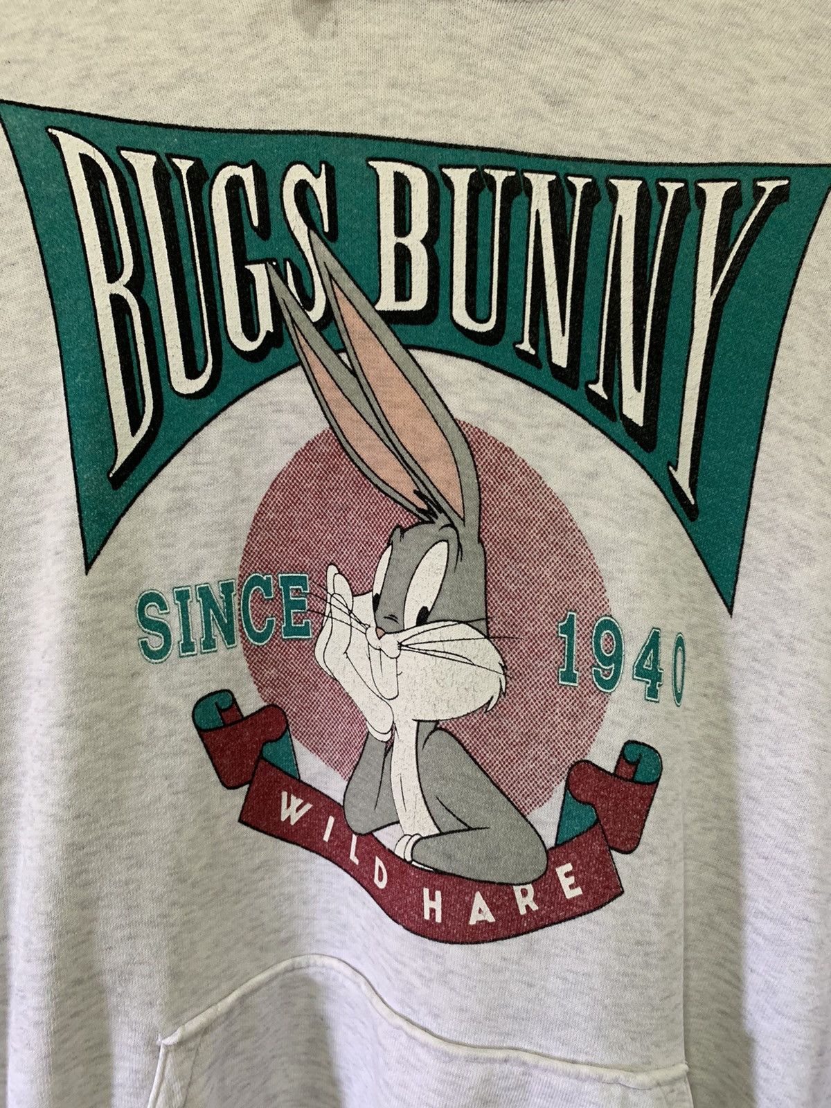 Cartoon Network Vintage Looney Tunes Bugs Bunny 90' Hoodie Size US XL / EU 56 / 4 - 2 Thumbnail