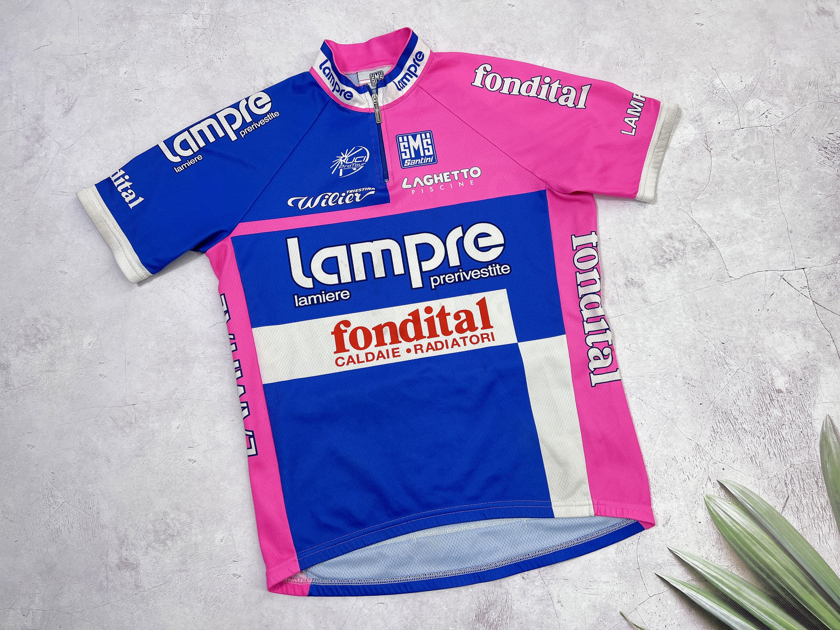 Sports Specialties Santini Lampre Fondital Cycling Jersey Size US M / EU 48-50 / 2 - 10 Thumbnail