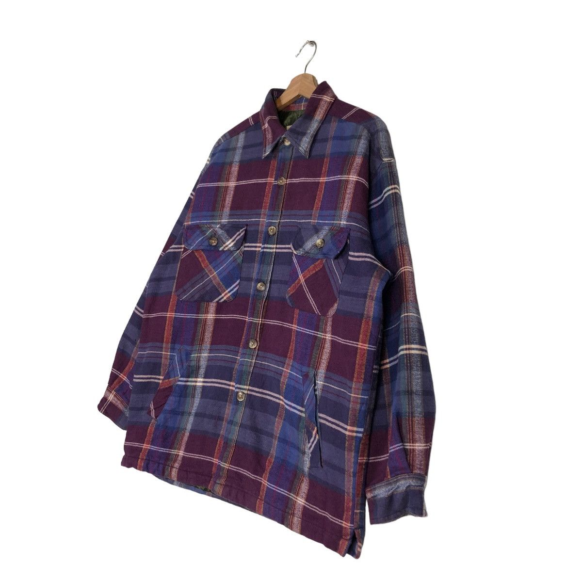 Japanese Brand 🔥VINTAGE CHORE JACKET RALPH ETON TARTAN DESIGN Size US L / EU 52-54 / 3 - 2 Thumbnail