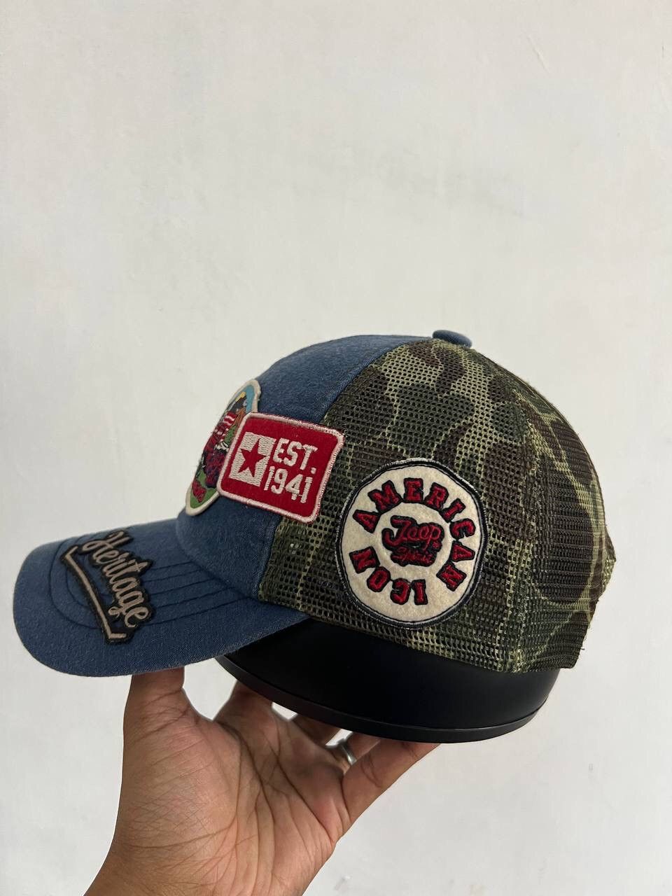 Japanese Brand Jeep Heritage American Icon Trucker Hat Cap Size ONE SIZE - 4 Thumbnail