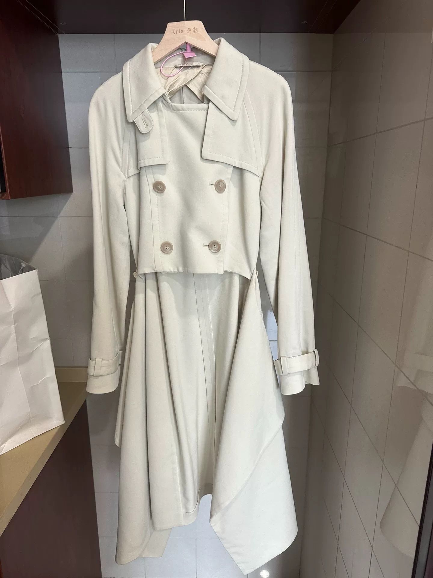 Maison Margiela maison margiela double-breasted trench coat Size S / US 4 / IT 40 - 1 Thumbnail