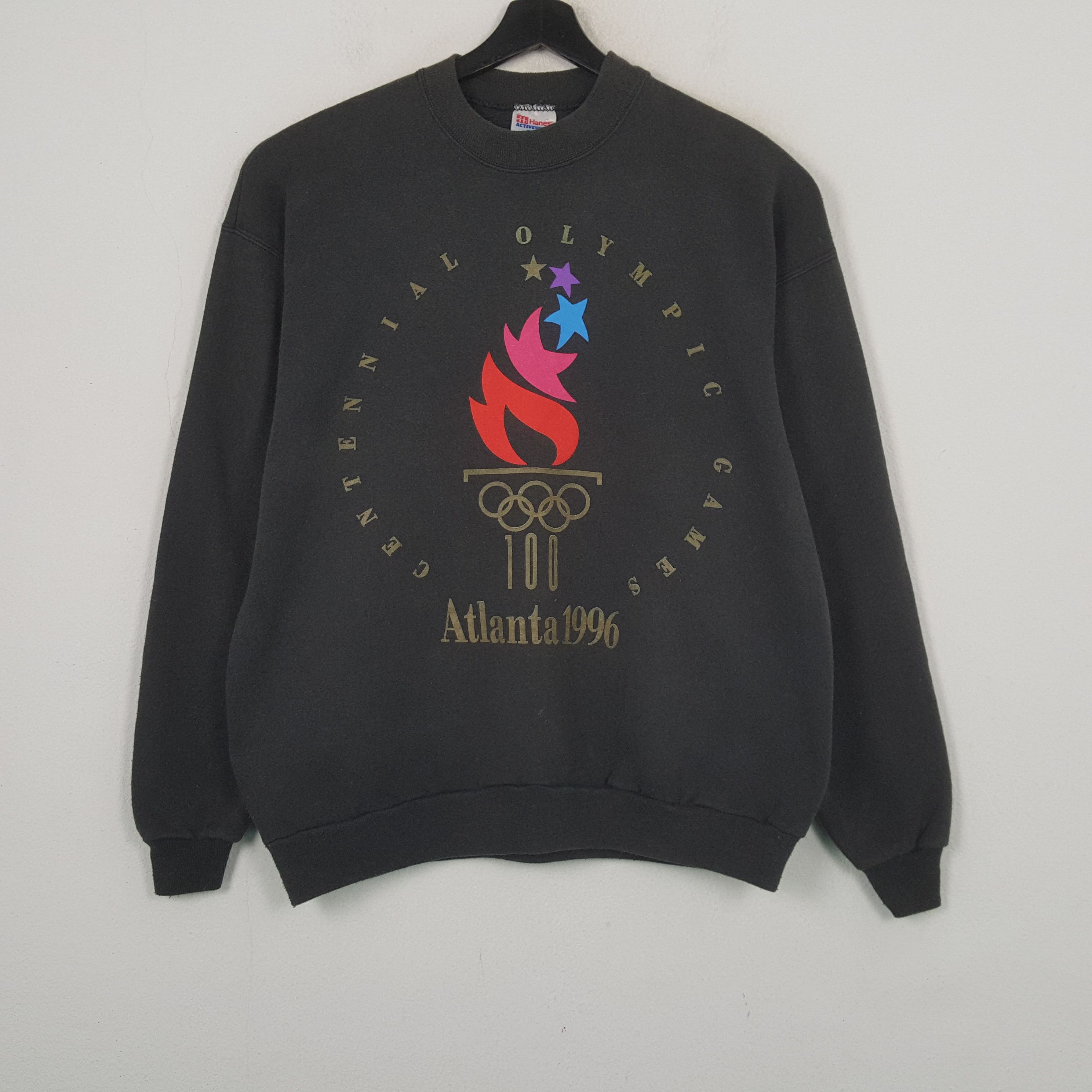 USA Olympics Olympic Games Atlanta 1996 Vintage Sweatshirt RR20 Size US L / EU 52-54 / 3 - 1 Thumbnail