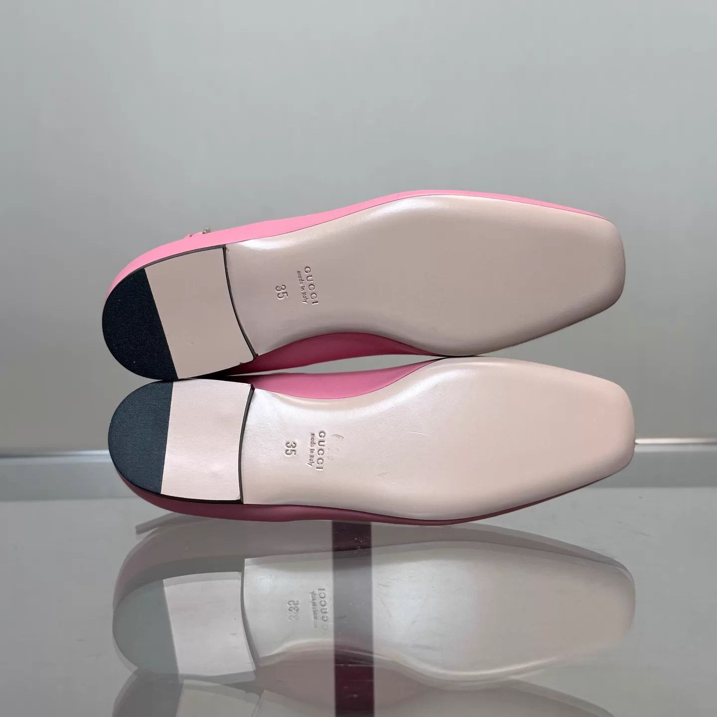 Gucci GUCCI pink ballet flats 35 EU new DM1409 Size US 4.5 / IT 34.5 - 7 Thumbnail