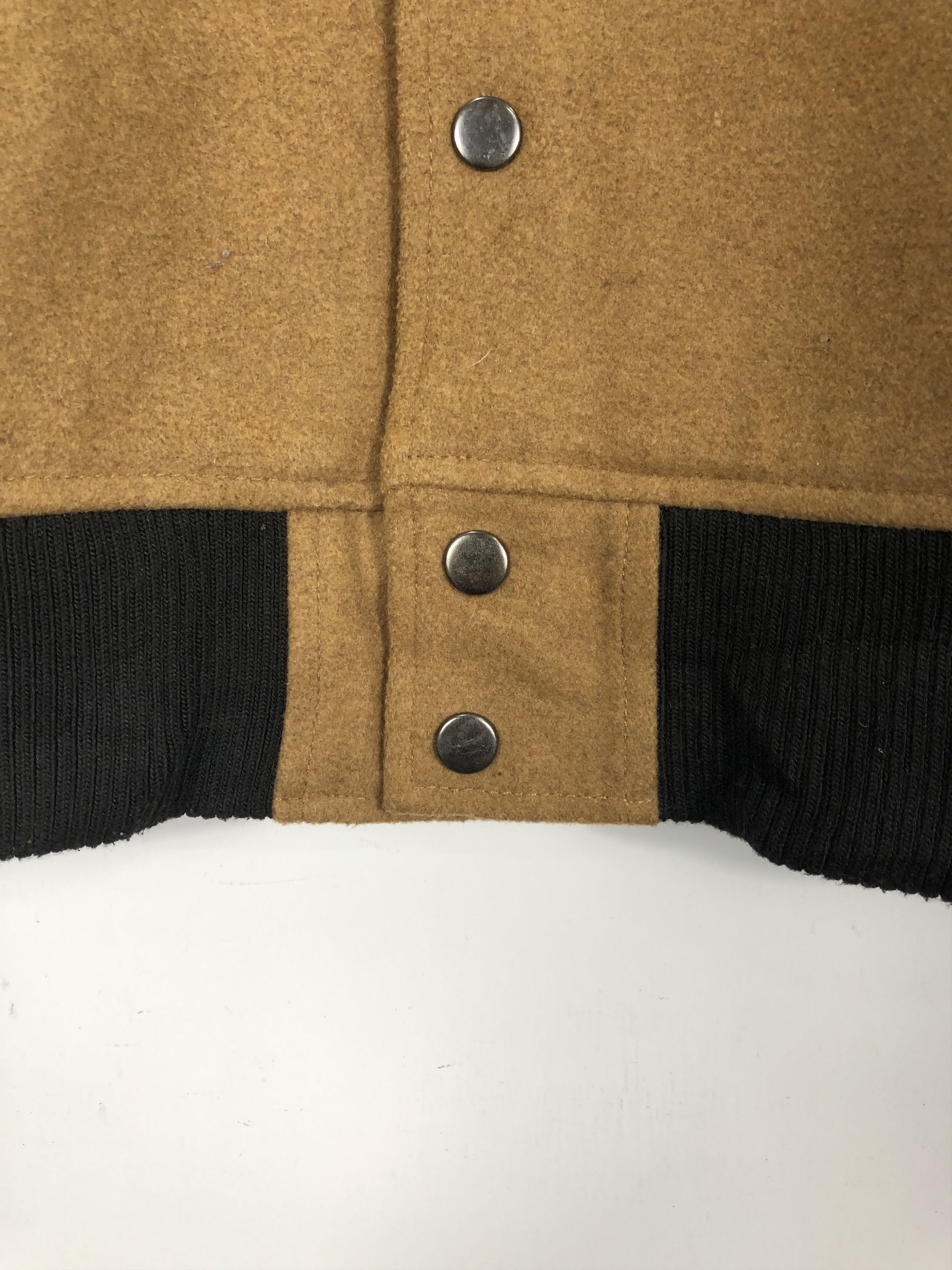 Japanese Brand Vintage Varsity Jacket Synthetic Leather Sleeve Japan V0177 Size US L / EU 52-54 / 3 - 9 Thumbnail