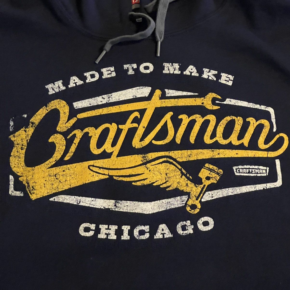 Craftsman Craftsman Hoodie Men 2XL Blue Sweatshirt Pullover Sweater Size US XXL / EU 58 / 5 - 6 Thumbnail
