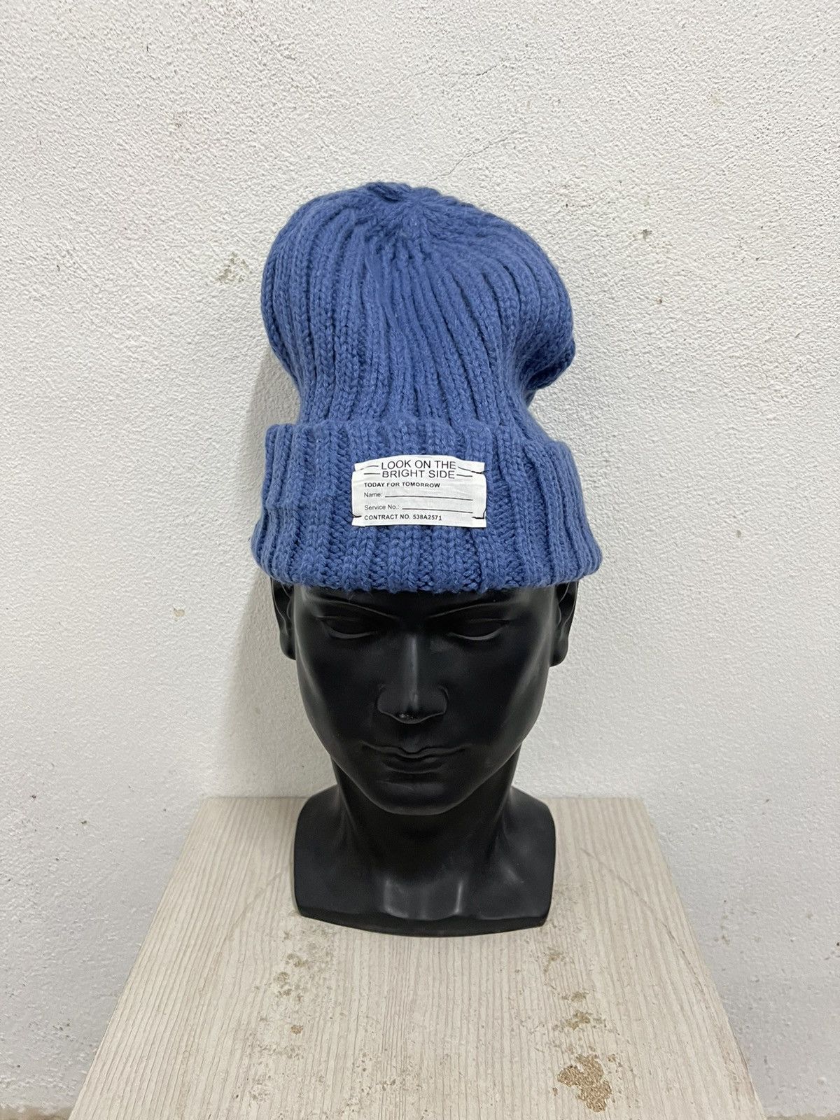 Japanese Brand Japanese Brand GU Plain Beanie Hat Size ONE SIZE - 2 Thumbnail