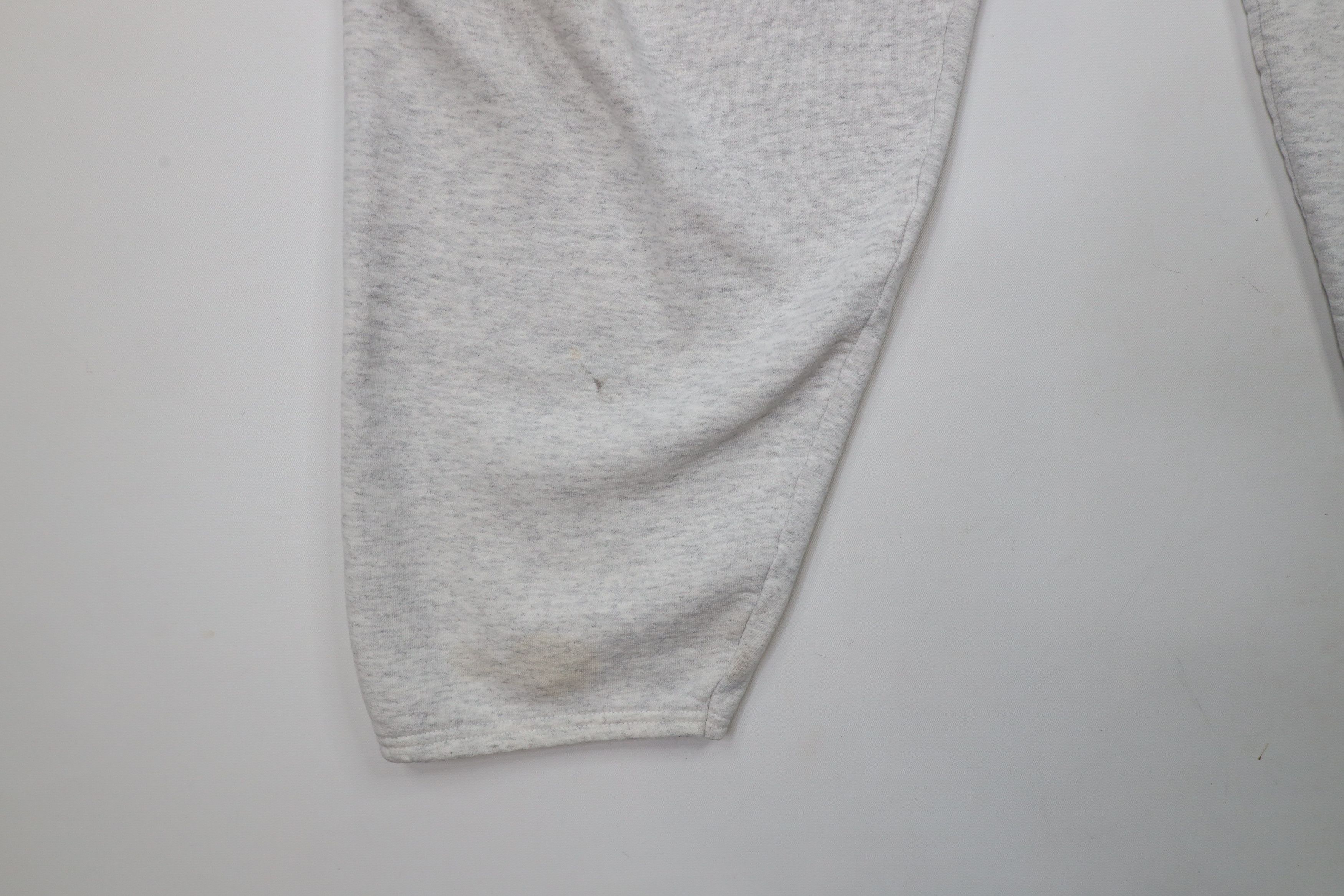 Vintage Vintage 90s Streetwaer Blank Cuffed Sweatpants Joggers Gray Size US 36 / EU 52 - 5 Thumbnail