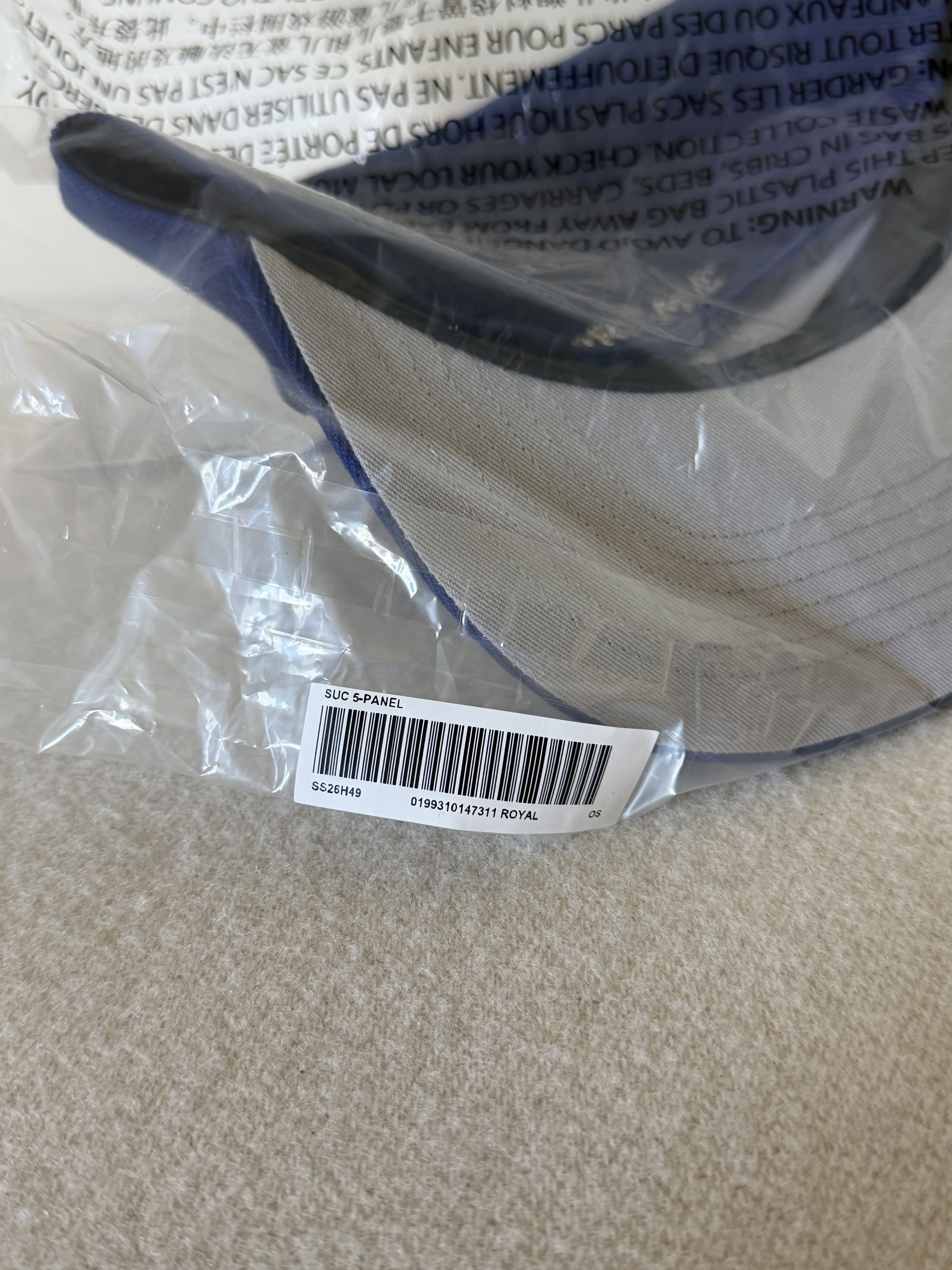 Supreme Supreme DJ Screw SUC 5 Panel Hat in Blue Size ONE SIZE - 4 Thumbnail
