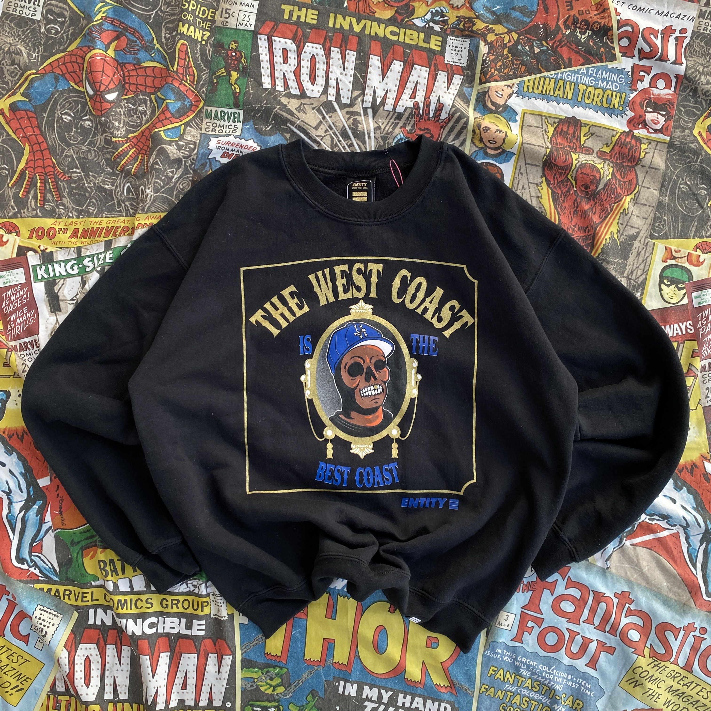 Rap Tees × Vintage Entity Dr. Dre rap black sweatshirt - M Size US M / EU 48-50 / 2 - 1 Thumbnail