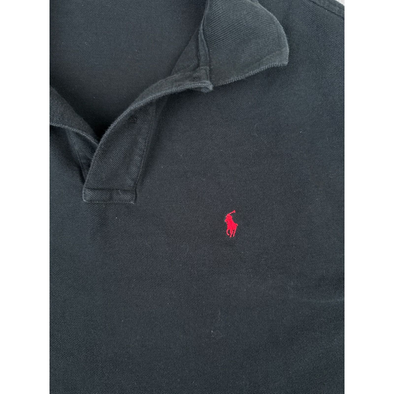 Polo Ralph Lauren VINTAGE Polo Ralph Lauren Polo Shirt Men 2XL Black 100% Cotton Jersey Logo Embroidered Shirt Size US XXL / EU 58 / 5 - 6 Thumbnail