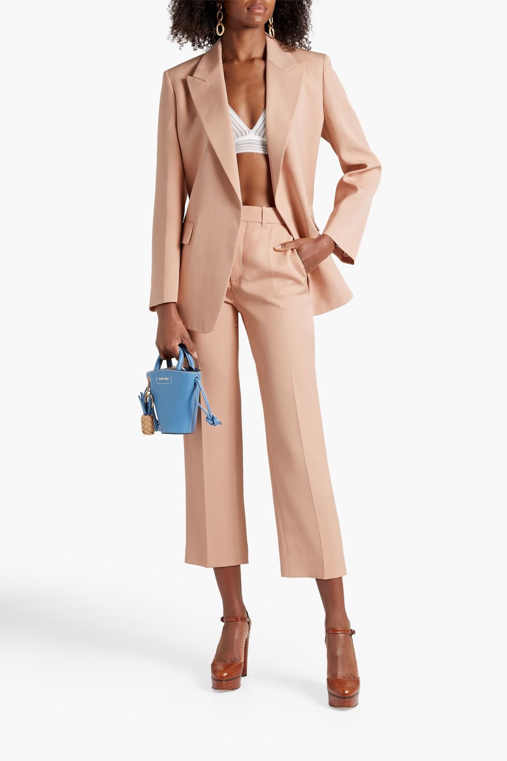 Chloe o1y0825 Blazer in Apricot Size M / US 6-8 / IT 42-44 - 2 Thumbnail
