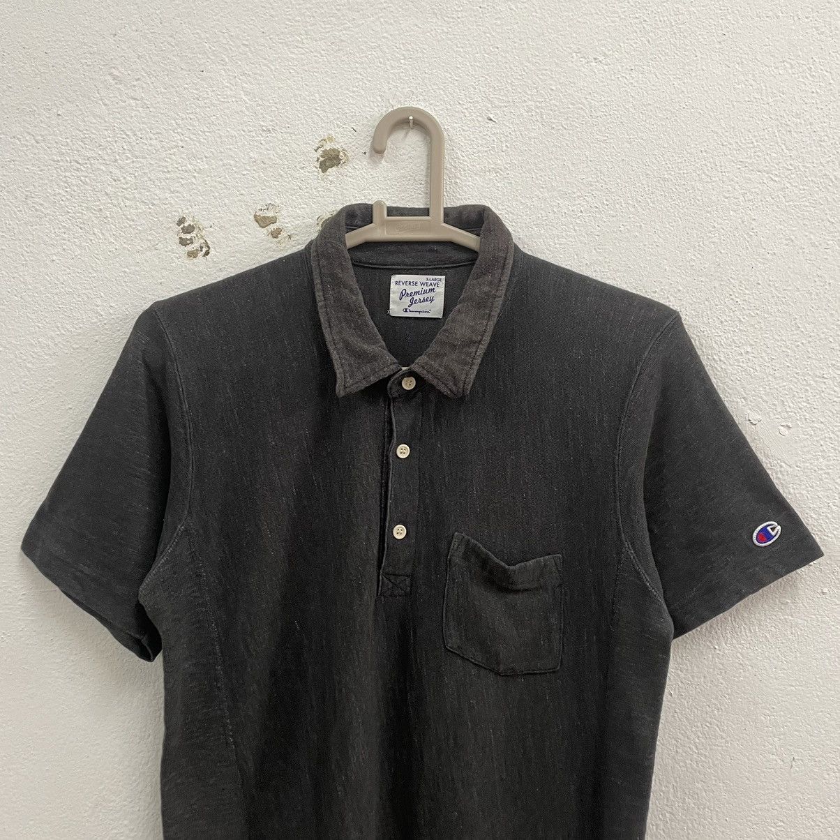 Champion × Vintage 🔥Vintage Champion Reverse Weave Single Pocket Polos Shirts Size US S / EU 44-46 / 1 - 3 Thumbnail