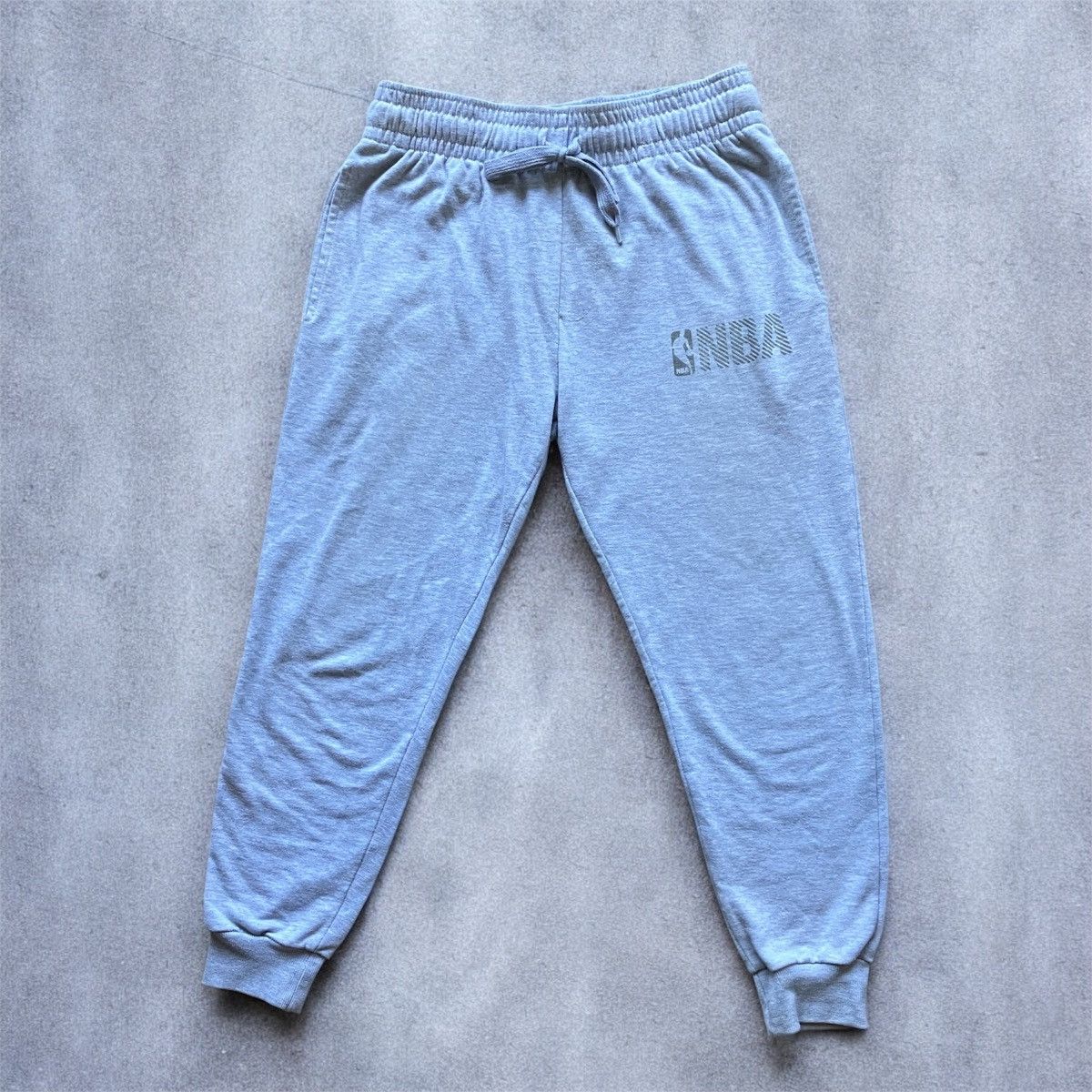 NBA NBA Jogger Sweatpants Official Basketball Heather Gray S Gym Size US 30 / EU 46 - 2 Thumbnail