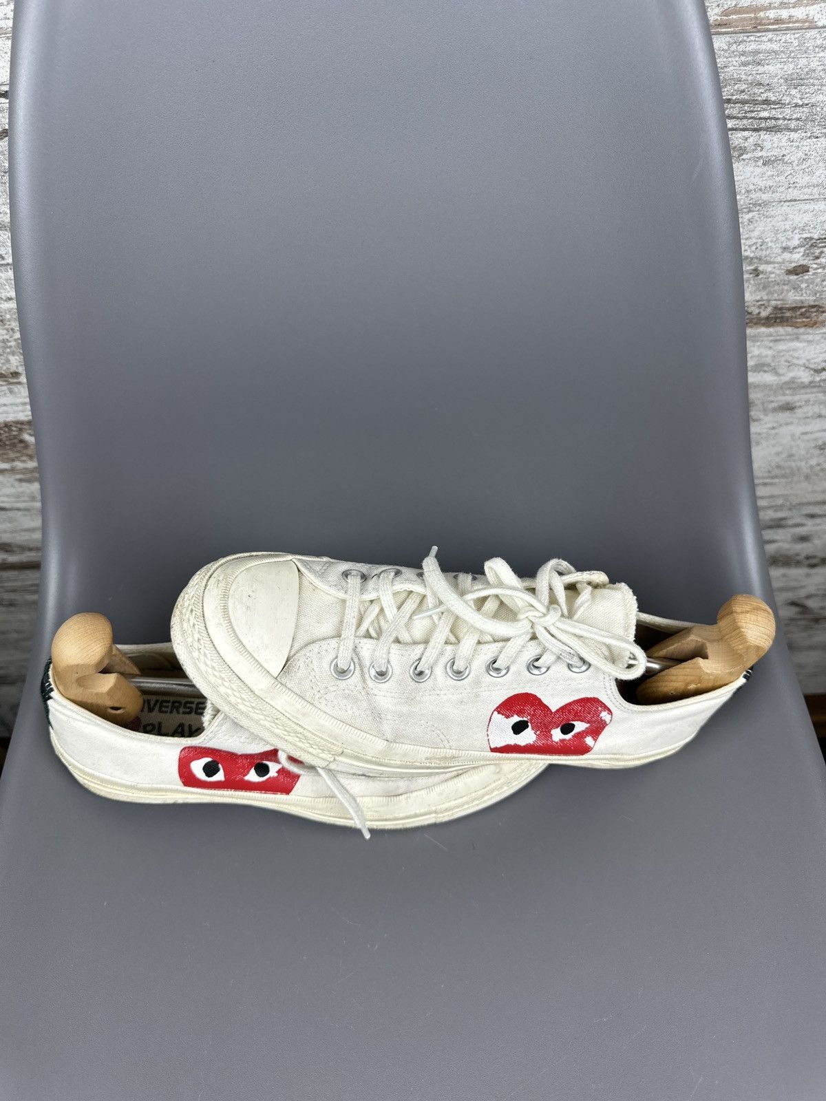 Comme des Garcons × Comme des Garcons PLAY × Converse Converse Chuck Taylor All-Star 70s Hi Comme des Garcons Play Size US 9 / EU 42 - 5 Thumbnail