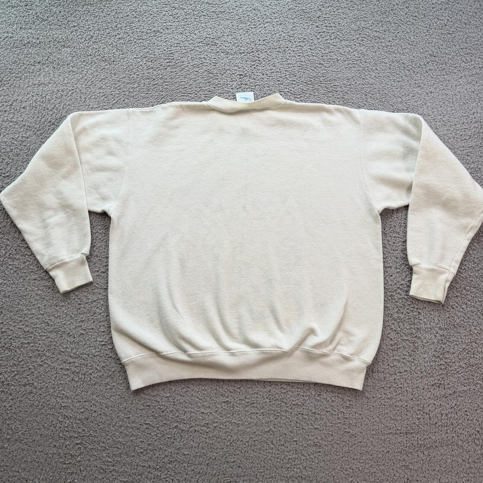 Tultex Vintage 90s Tultex Teddy Bear Sweatshirt L Holiday Crewneck Size L / US 10 / IT 46 - 2 Thumbnail