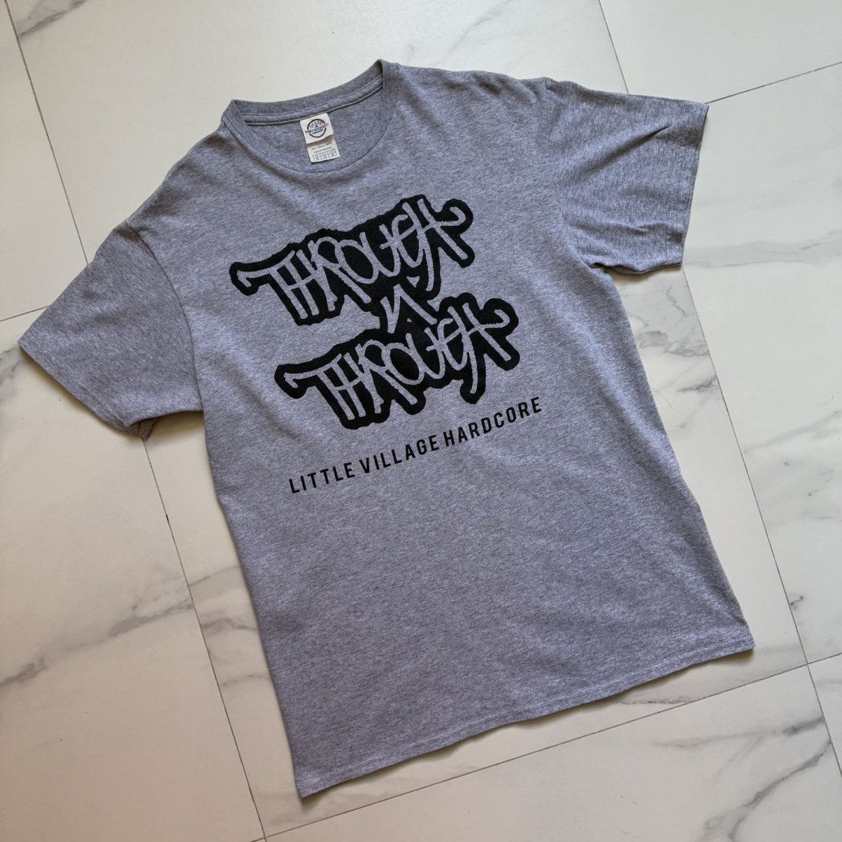 Band Tees Rare! Through N Thorugh Little Village Hardcore T-Shirt Size US M / EU 48-50 / 2 - 3 Thumbnail