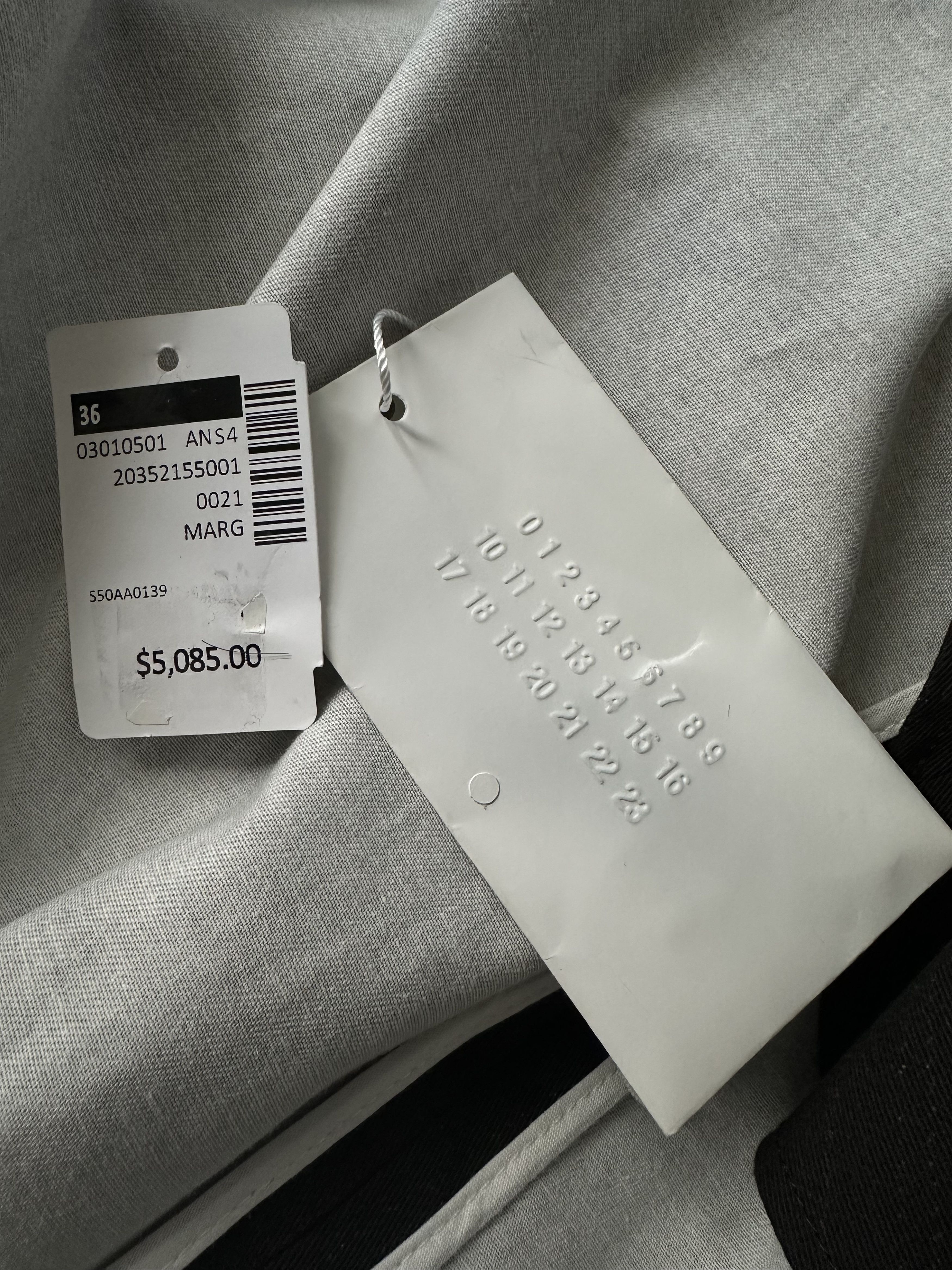 Maison Margiela Maison Margiela Trompe l'oeil pinstripe coat Size US S / EU 44-46 / 1 - 12 Thumbnail