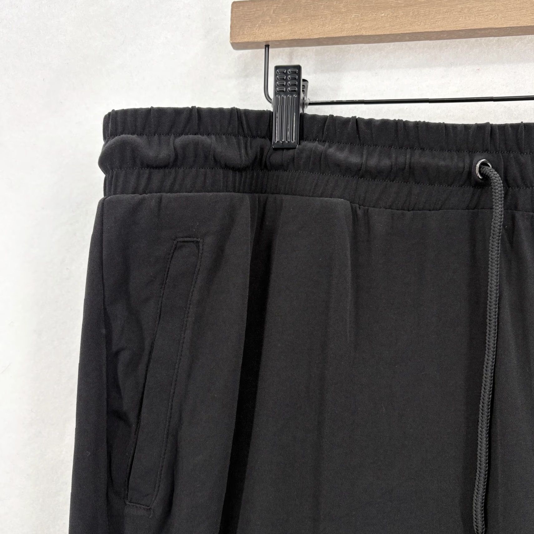 Vintage Lane Bryant Matte Jersey Straight Pants Womens 22/24 Short Black Stretch Career Size XXL / US 16-18 / IT 52-54 - 3 Thumbnail