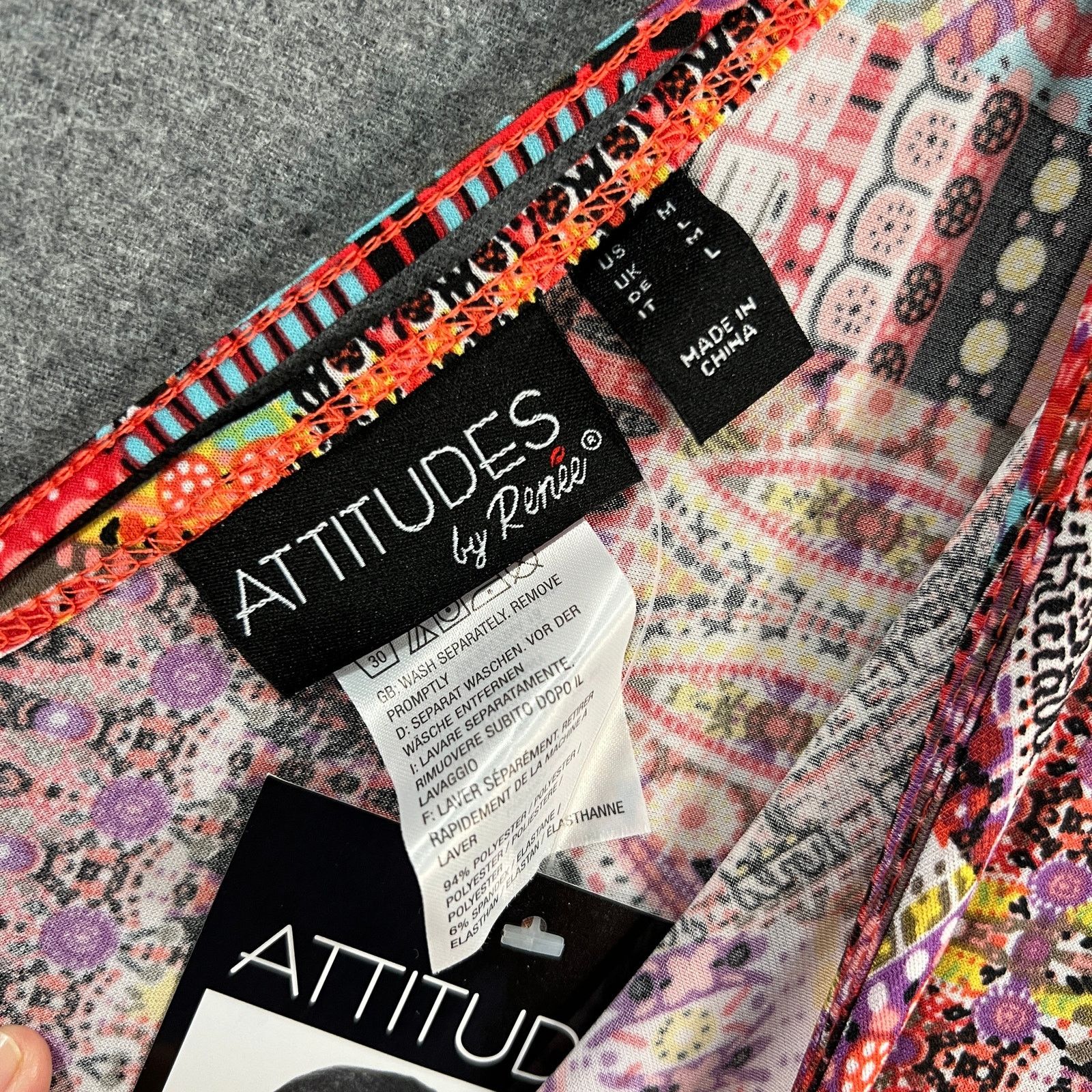 Other Attitudes by Renee Regular Printed Como Jersey Jumpsuit Size M / US 6-8 / IT 42-44 - 3 Thumbnail
