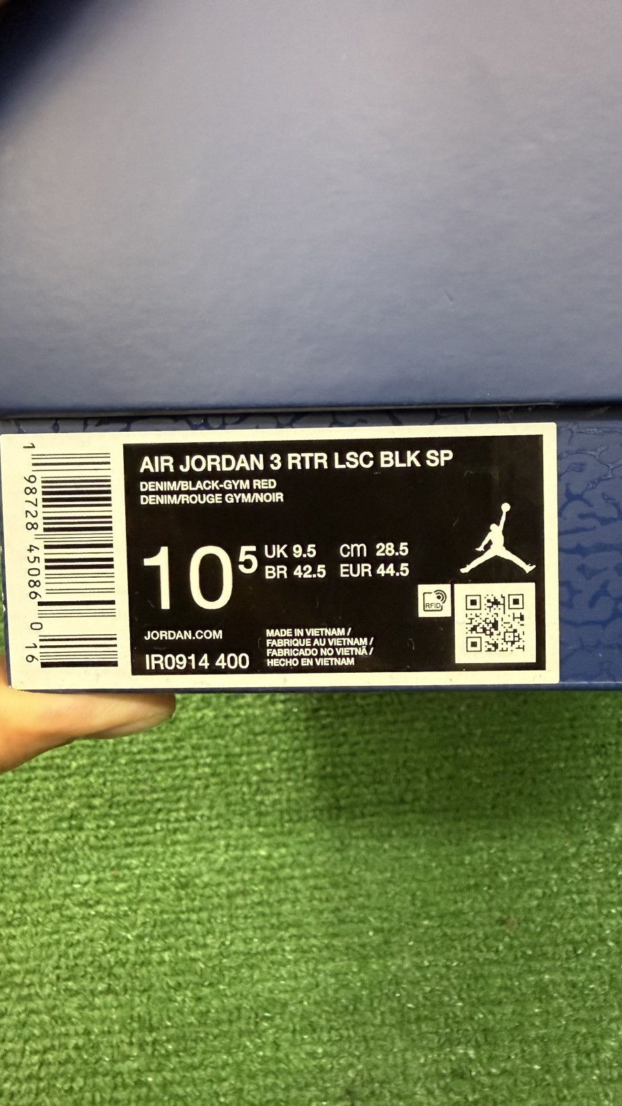 Jordan Brand Jordan retro 3 black levi Size US 10.5 / EU 43-44 - 6 Thumbnail