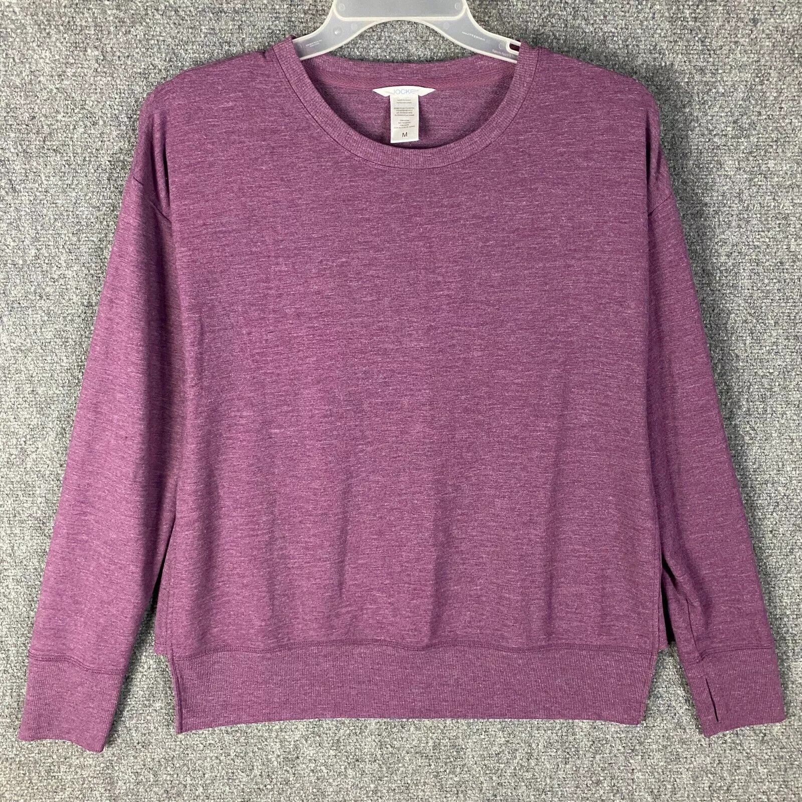 Jockey Jockey Sweatshirt Women's Medium Pullover Purple Polyester M Size M / US 6-8 / IT 42-44 - 1 Thumbnail