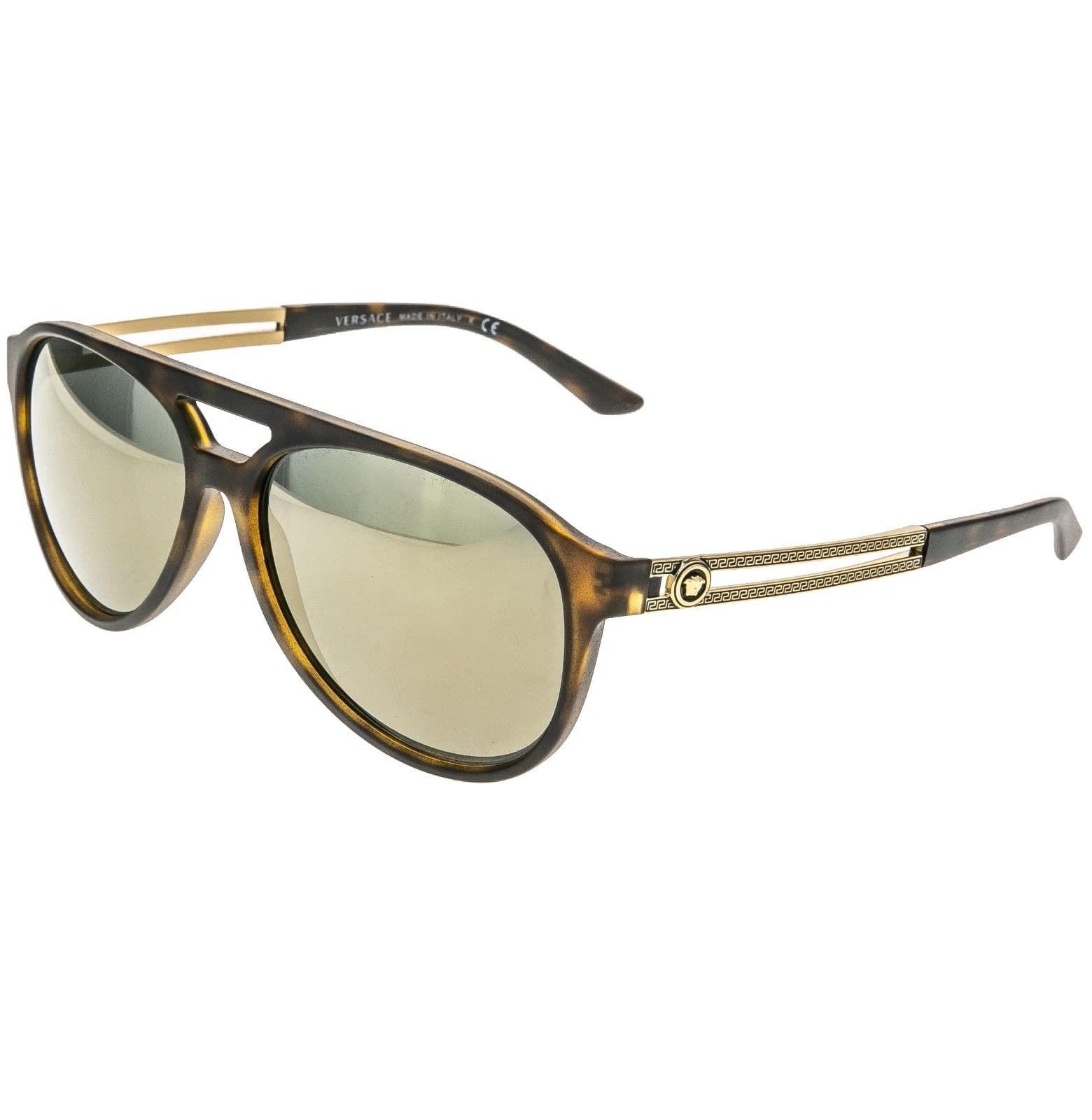 Versace VERSACE VE4312 4312 Vintage Vanitas Havana Gold Mirror Size ONE SIZE - 7 Thumbnail