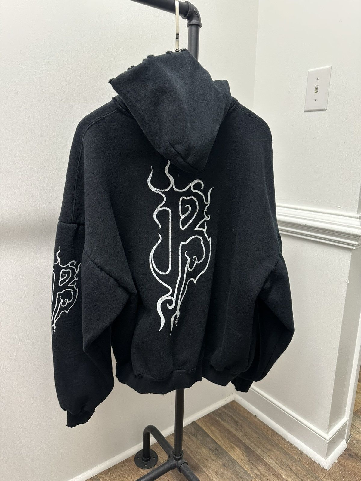 Balenciaga Balenciaga Heavy Darkwave Hoodie Size US M / EU 48-50 / 2 - 2 Thumbnail