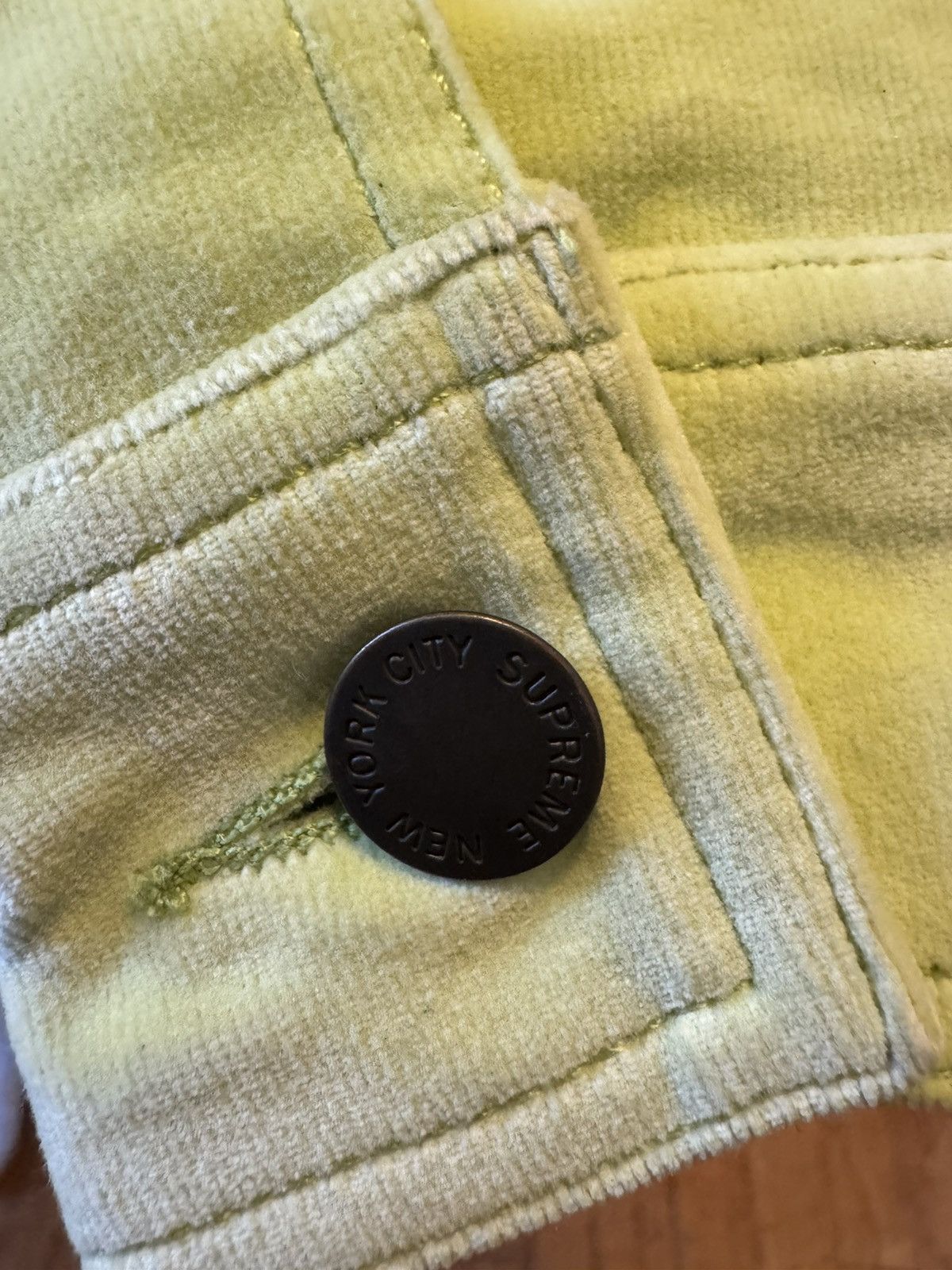 Supreme Supreme velvet chore coat Size US L / EU 52-54 / 3 - 4 Thumbnail