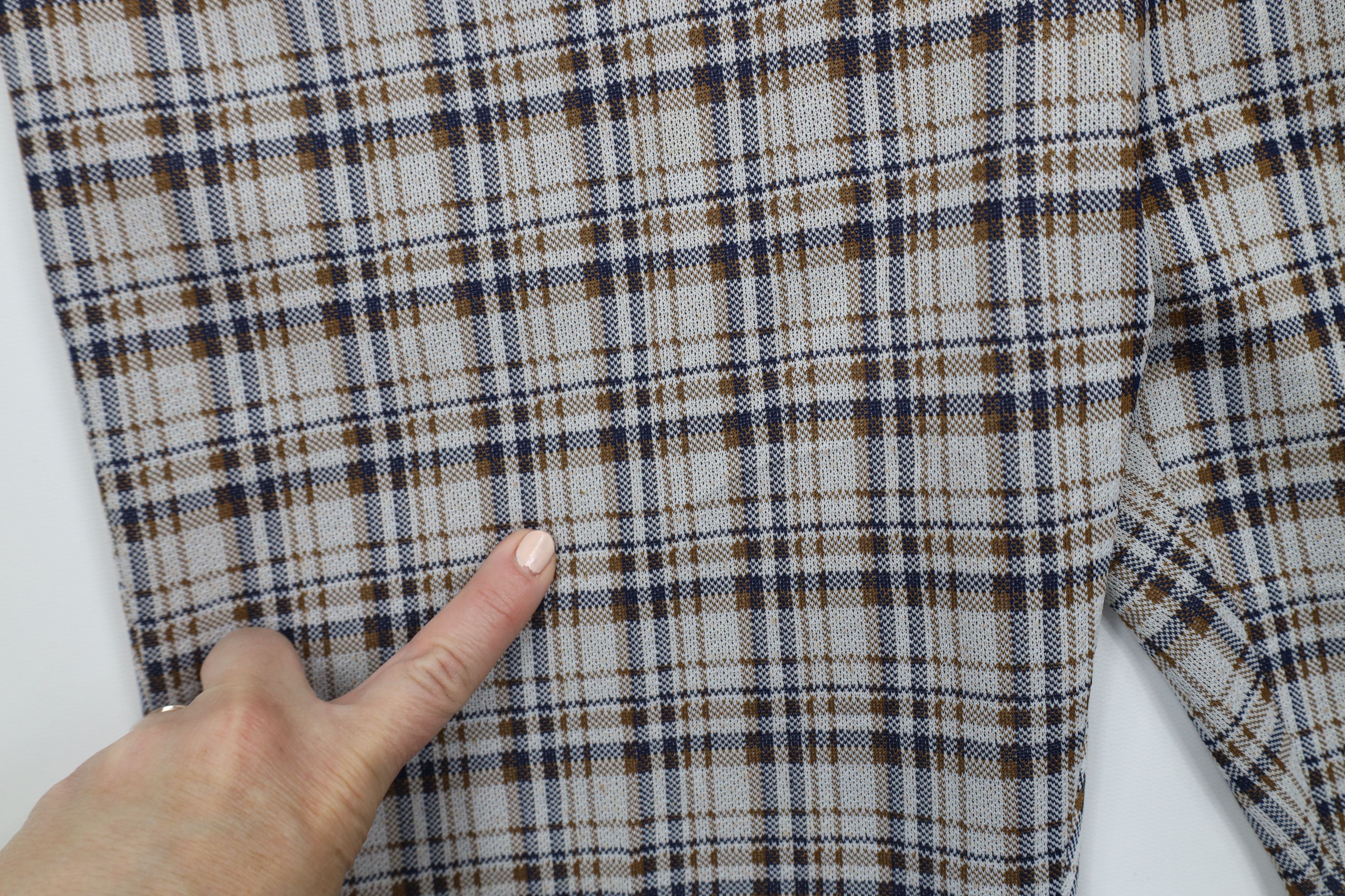 Vintage Vintage 60s 70s Streetwear Wide Leg Bell Bottoms Pants Plaid Size US 38 / EU 54 - 6 Thumbnail