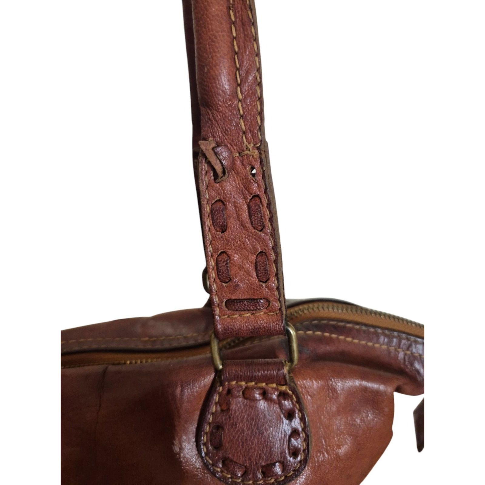 Other Noonday Collection Leather Shoulder Bag Boho Tote Hobo Bag B Size ONE SIZE - 4 Thumbnail