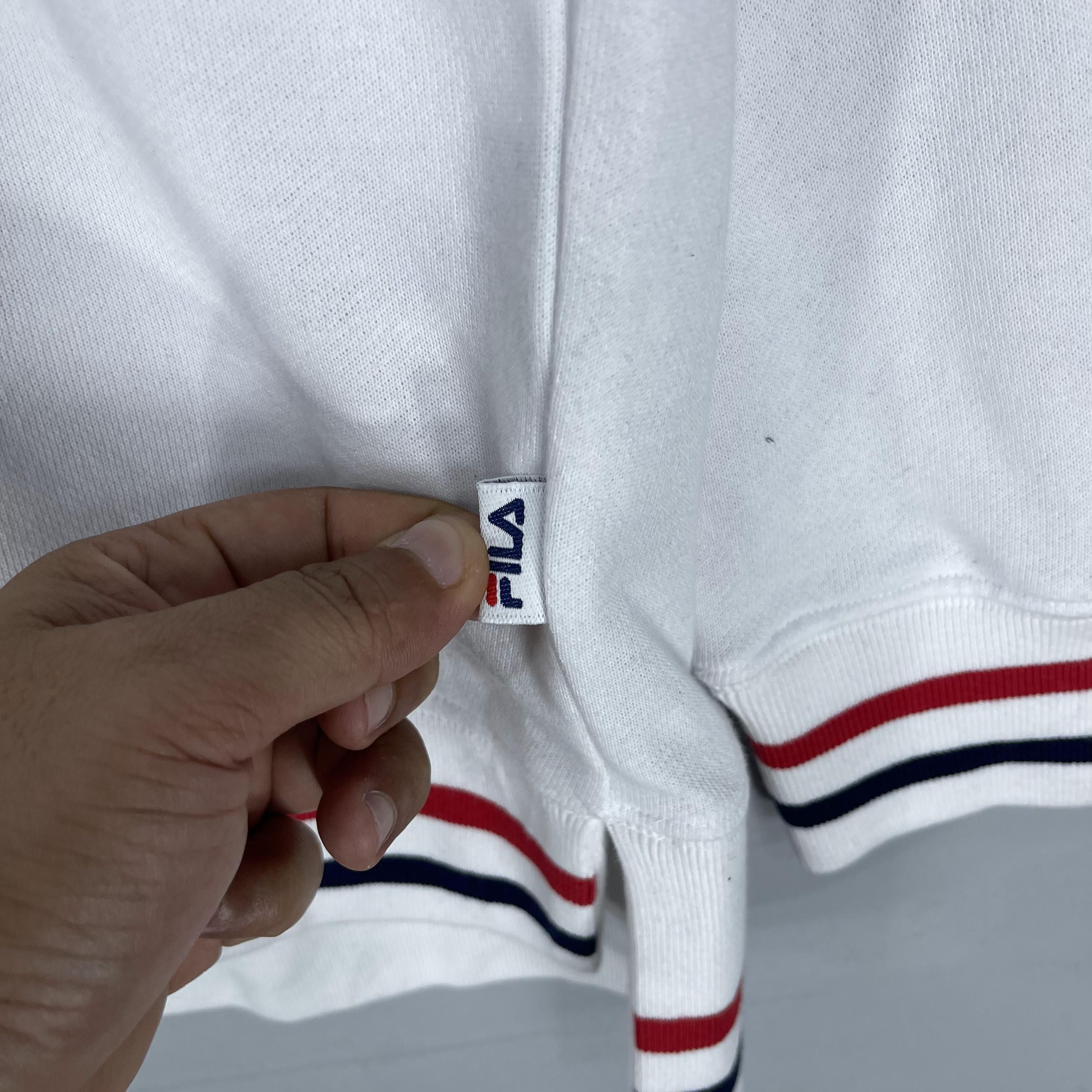 Fila Vintage FILA Big Logo Spellout High Neck Pullover Sweater Size US L / EU 52-54 / 3 - 4 Thumbnail