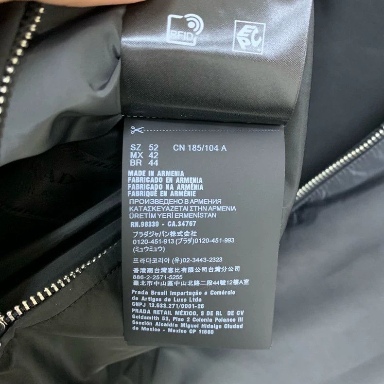 Prada Prada Black Reversible Cotton Jacket-2506 Size US L / EU 52-54 / 3 - 3 Thumbnail