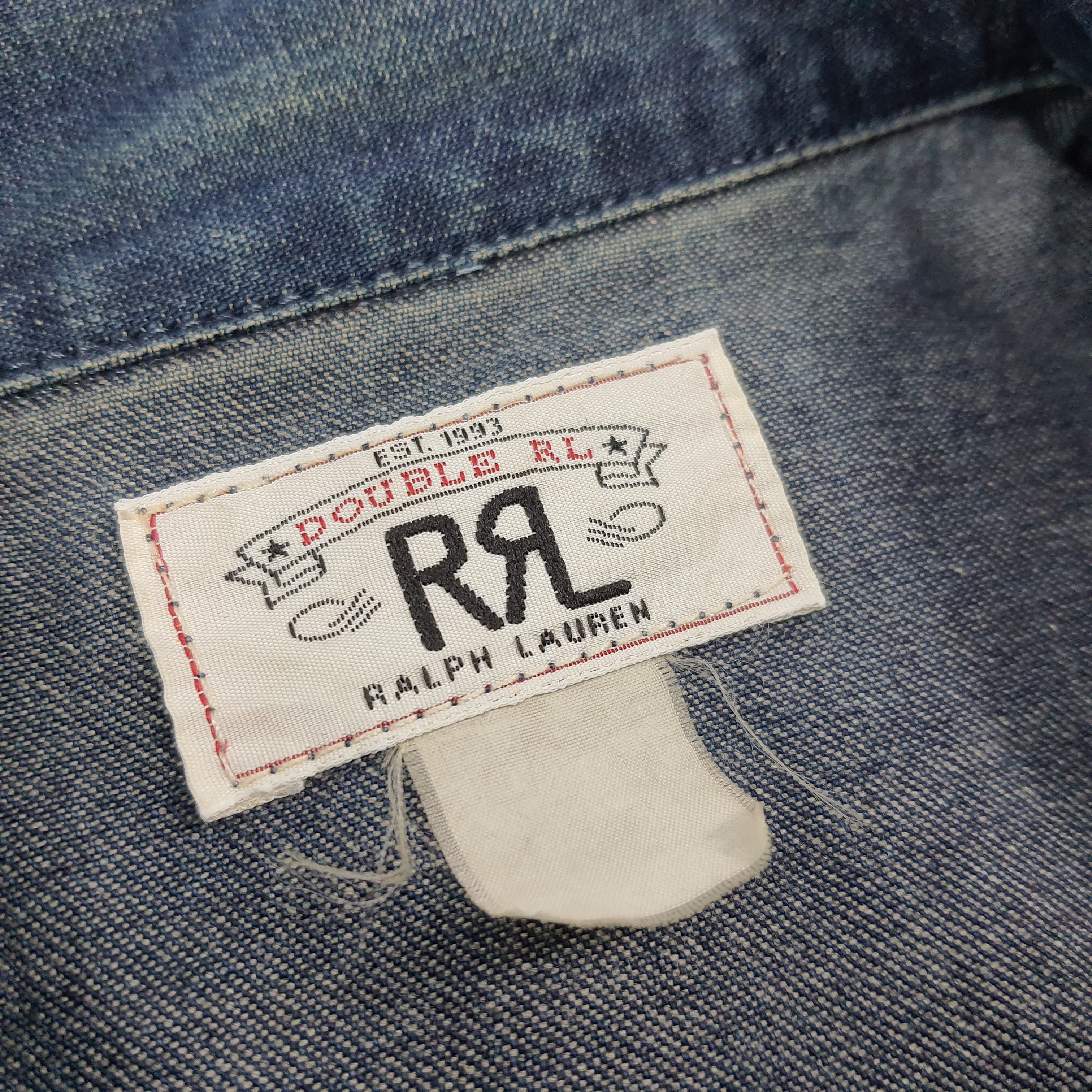 RRL Ralph Lauren Vintage RRL Ralph Lauren Denim Chore Jacket C274N15 Size US S / EU 44-46 / 1 - 5 Thumbnail