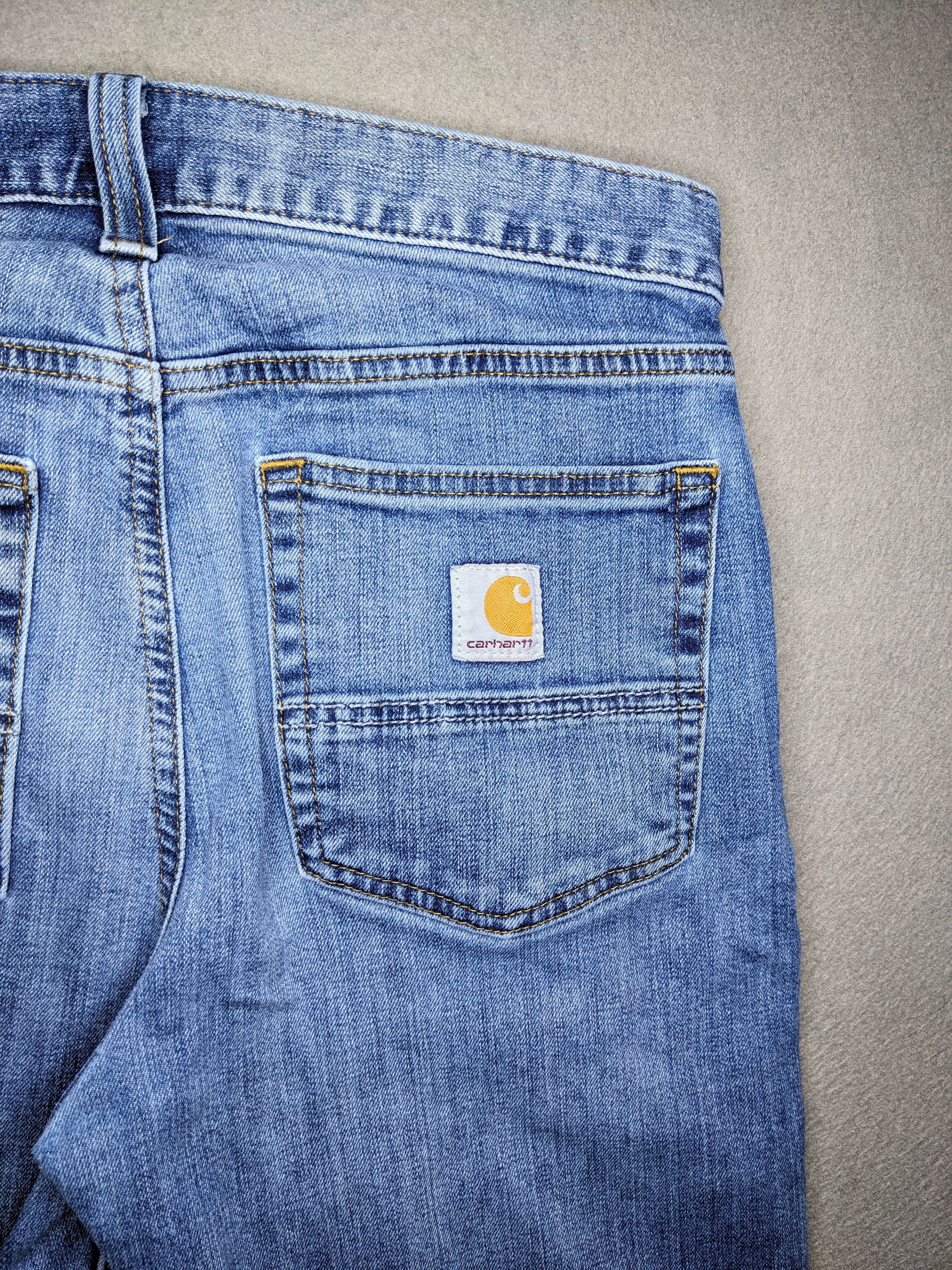 Carhartt Carhartt Straight Jeans Mens 30x34 Rugged Relaxed Stretch Size US 30 / EU 46 - 7 Thumbnail