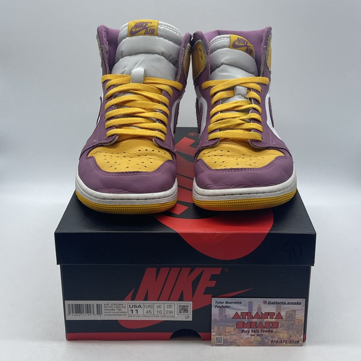 Jordan Brand Air Jordan 1 high brotherhood Size US 11.5 / EU 44-45 - 2 Thumbnail