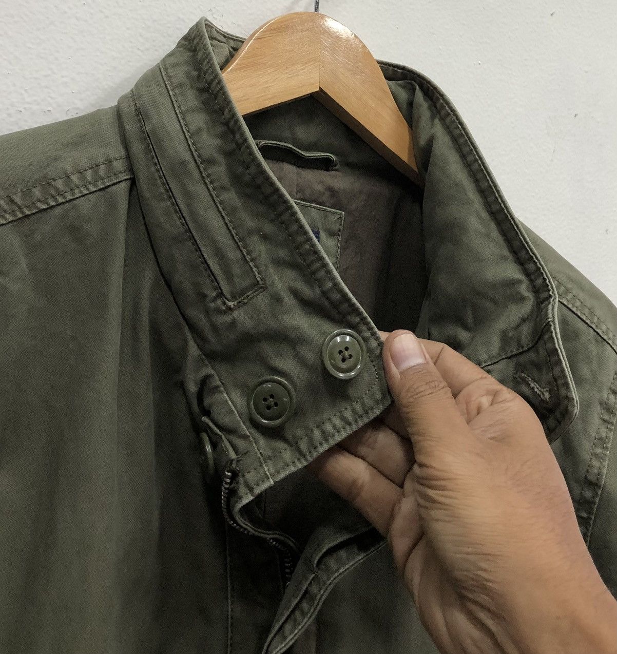 Gap GAP Men’s Green Utility Military Jacket Size US M / EU 48-50 / 2 - 6 Thumbnail