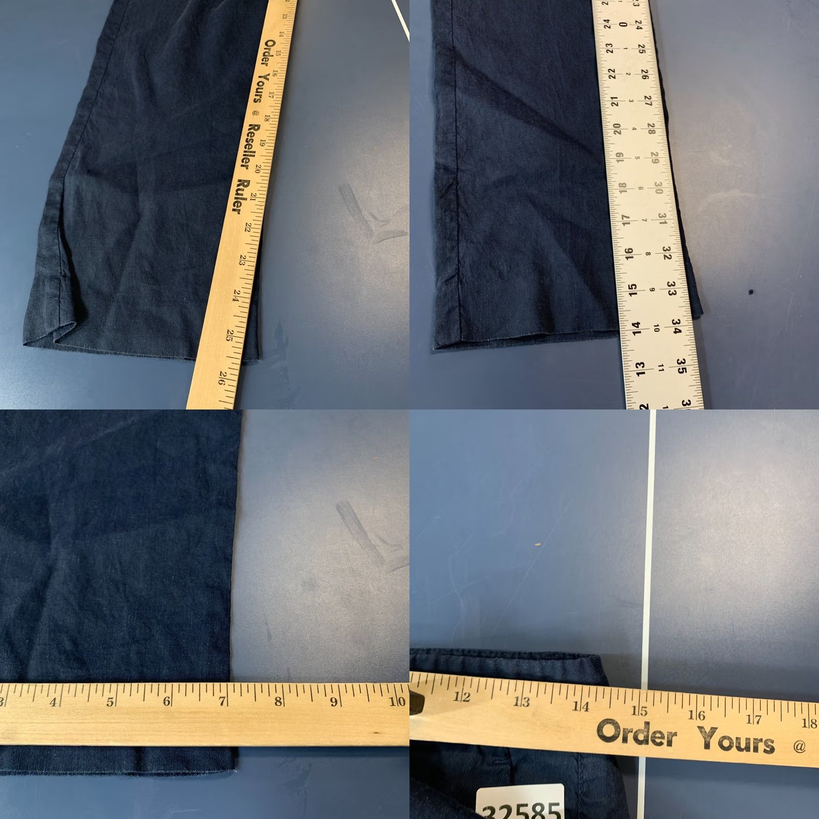 Theory Theory Chino Pants Womens Size 2 Blue Casual Linen Blend Fits 27x25.5 Size 26" / US 2 / IT 38 - 10 Thumbnail