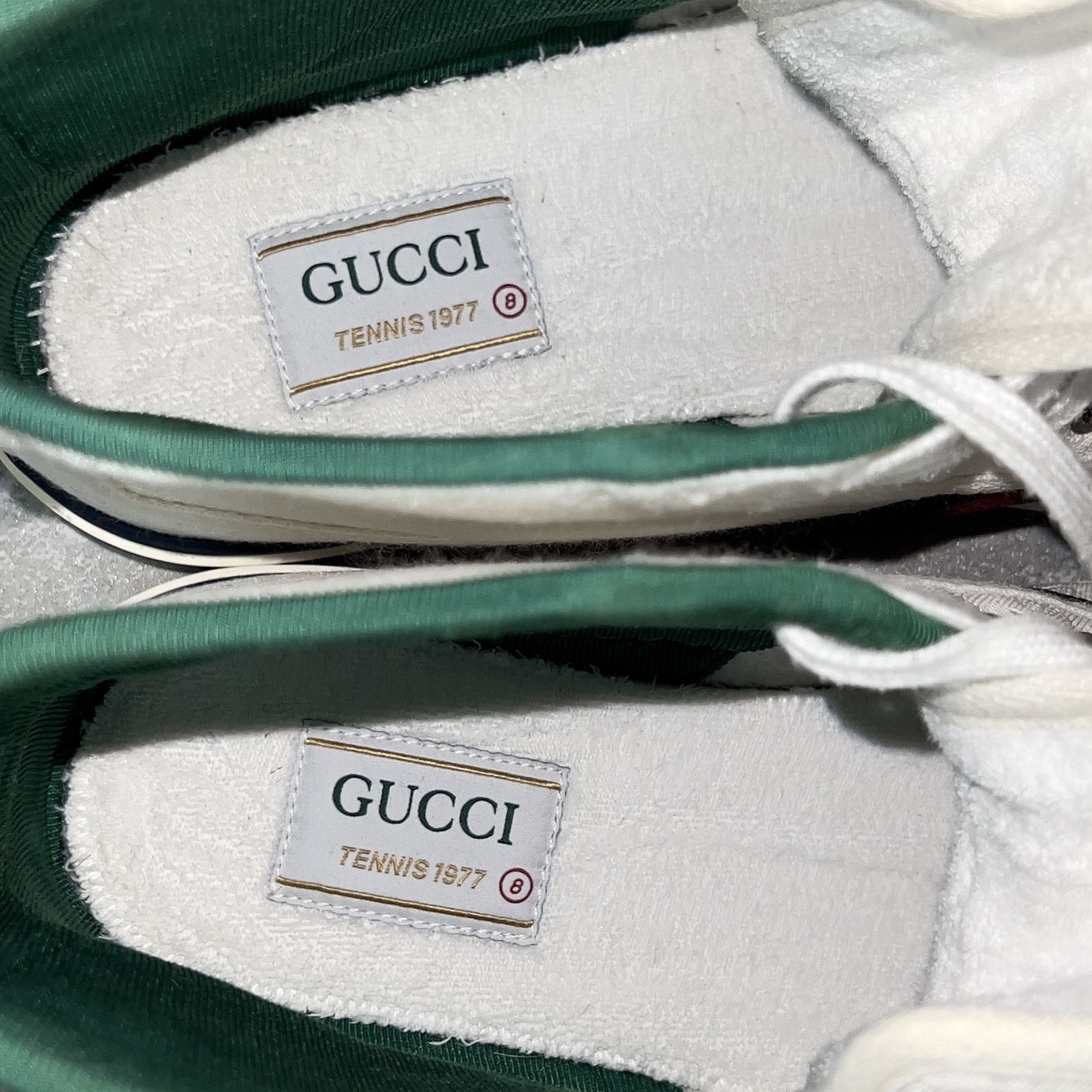 Gucci GUCCI Tennis 1977 Web GG Sneakers Monogram Canvas Fabric Size US 8.5 / EU 41-42 - 9 Thumbnail