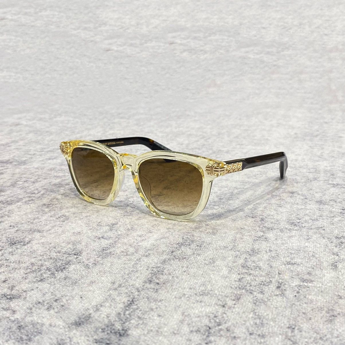 Chrome Hearts CHROME HEARTS SMOKE SHOW Pale Ale-Dark Tortoise-Sun Size ONE SIZE - 1 Thumbnail
