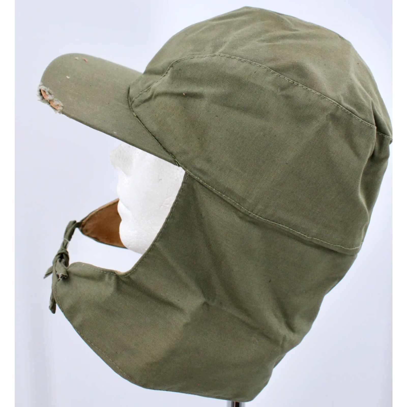 Vintage VINTAGE Men's VTG NOS 1930s Olive Green Hunter Outdoor Cap Sz 7 1/4 Hat 30s Cap Mens Green 30s Size ONE SIZE - 7 Thumbnail