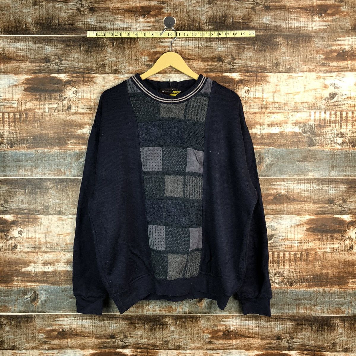 Lindbergh Dark Blue Knitwear sweatshirt #A2299